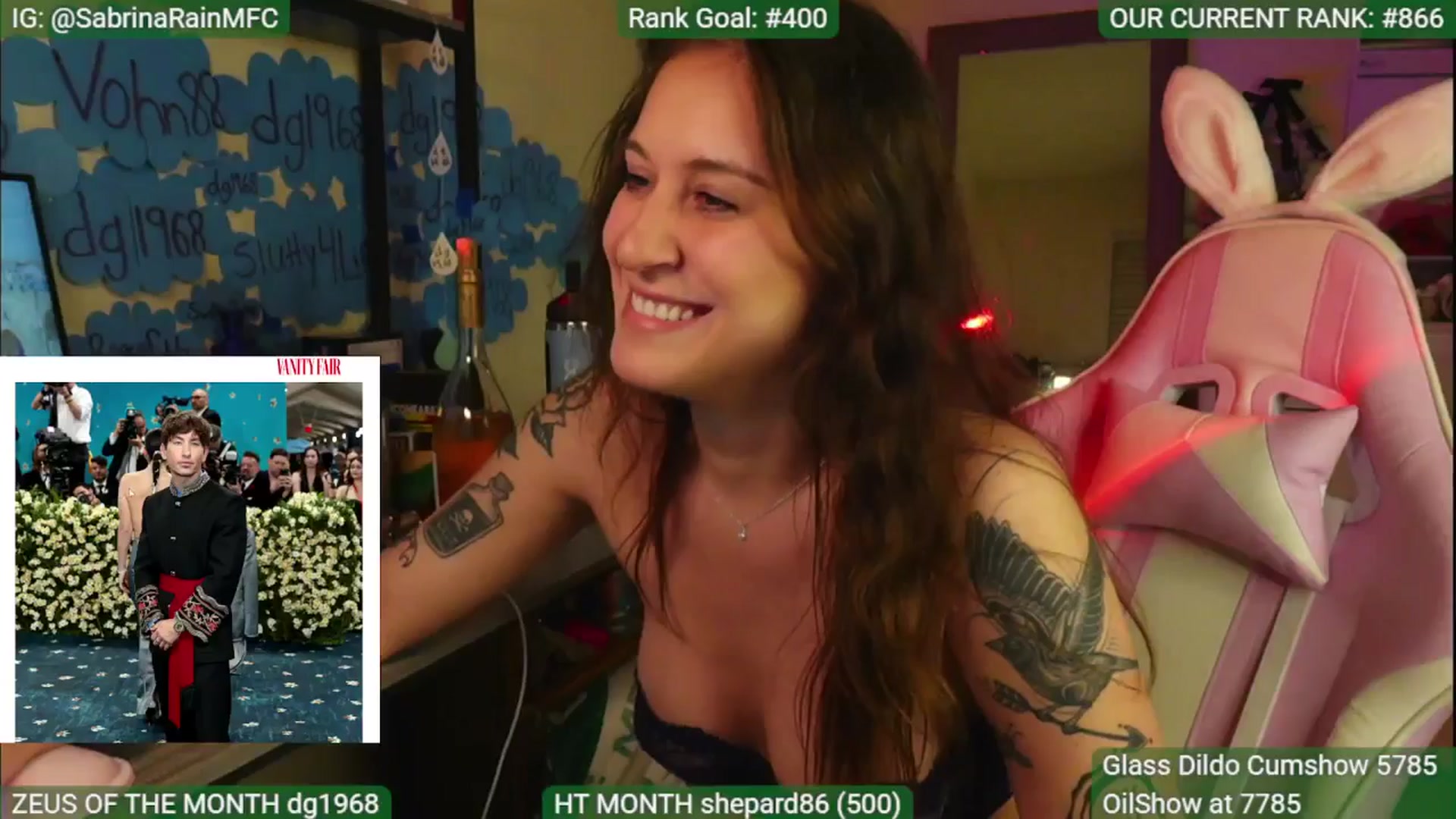 Gallery image thumbnail from SabrinaRain's myfreecams stream on, 05/06/2025, 04:40 image 15 of 20
