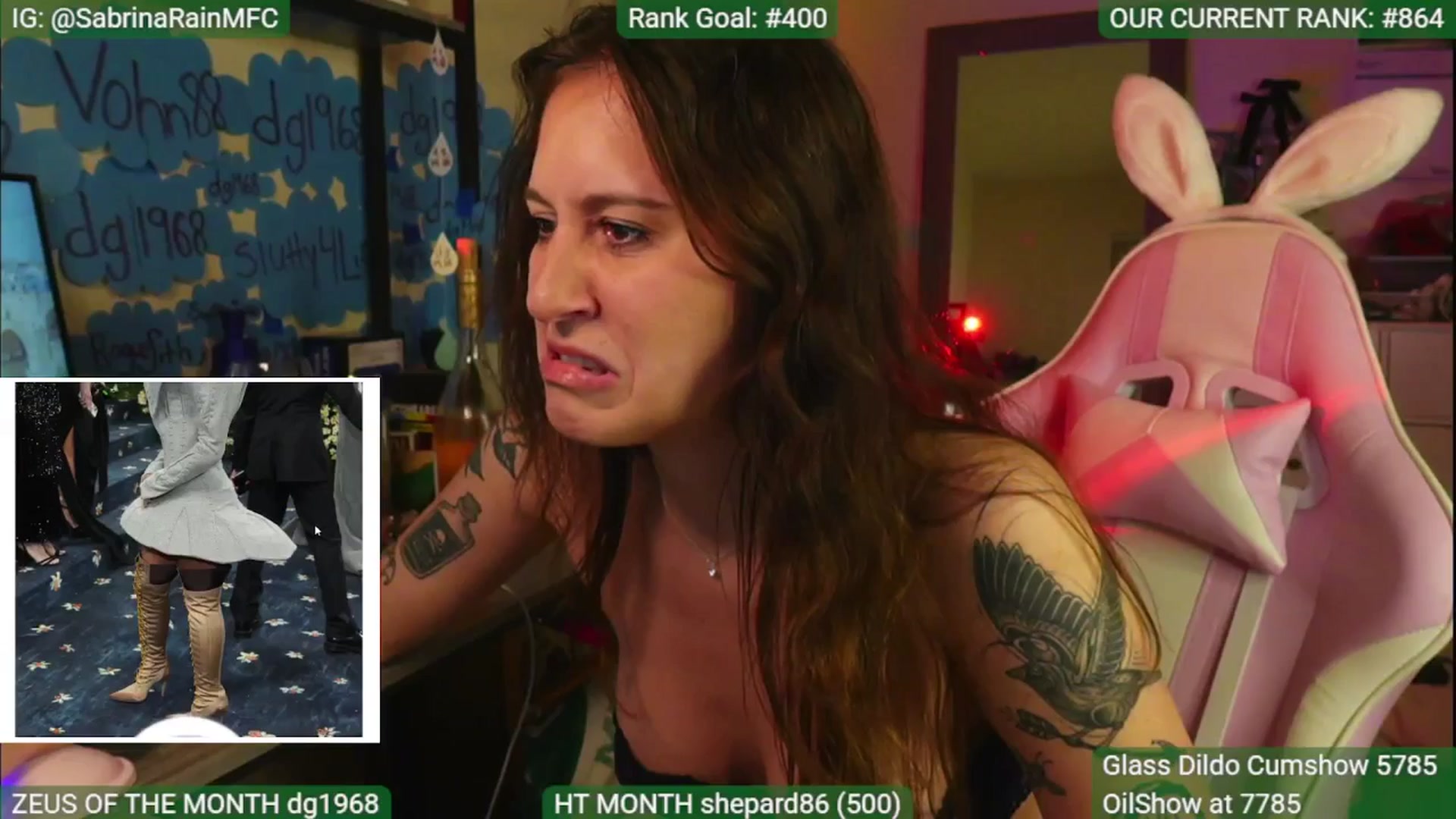 Gallery image thumbnail from SabrinaRain's myfreecams stream on, 05/06/2025, 04:40 image 14 of 20