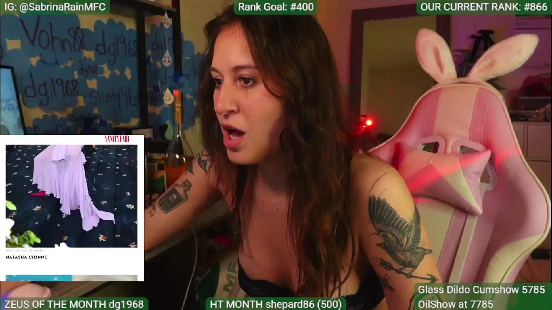 Gallery image thumbnail from SabrinaRain's myfreecams stream on, 05/06/2025, 04:40 image 17 of 20