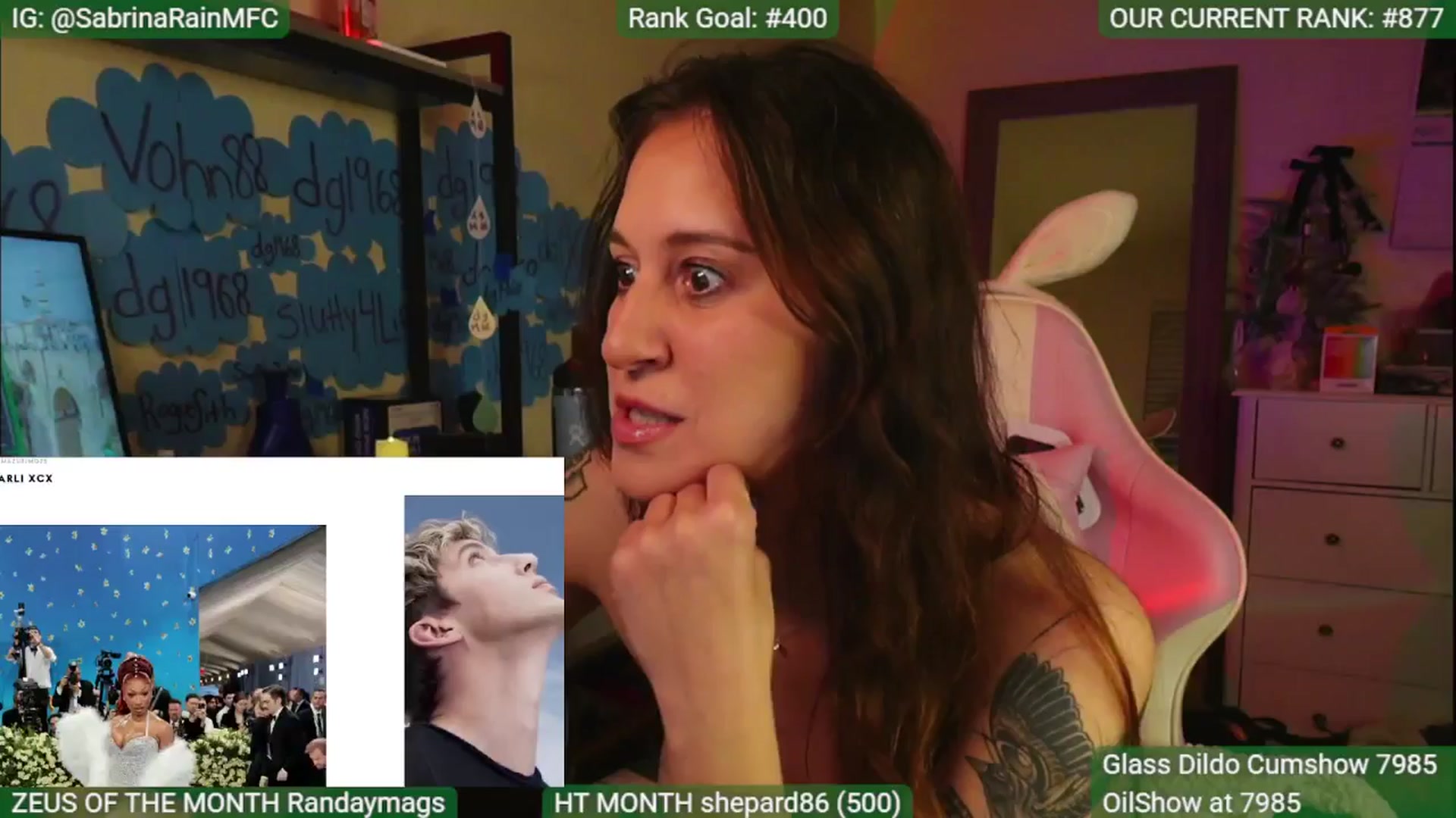 Gallery image thumbnail from SabrinaRain's myfreecams stream on, 05/06/2025, 04:40 image 8 of 20