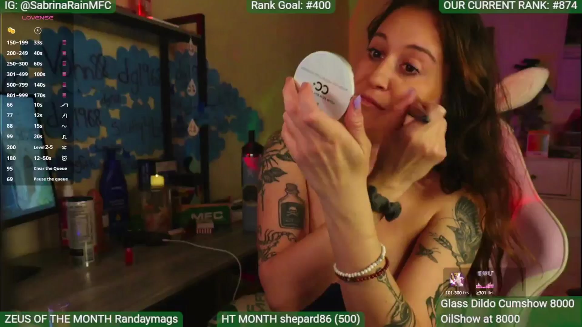 Gallery image thumbnail from SabrinaRain's myfreecams stream on, 05/06/2025, 04:40 image 2 of 20