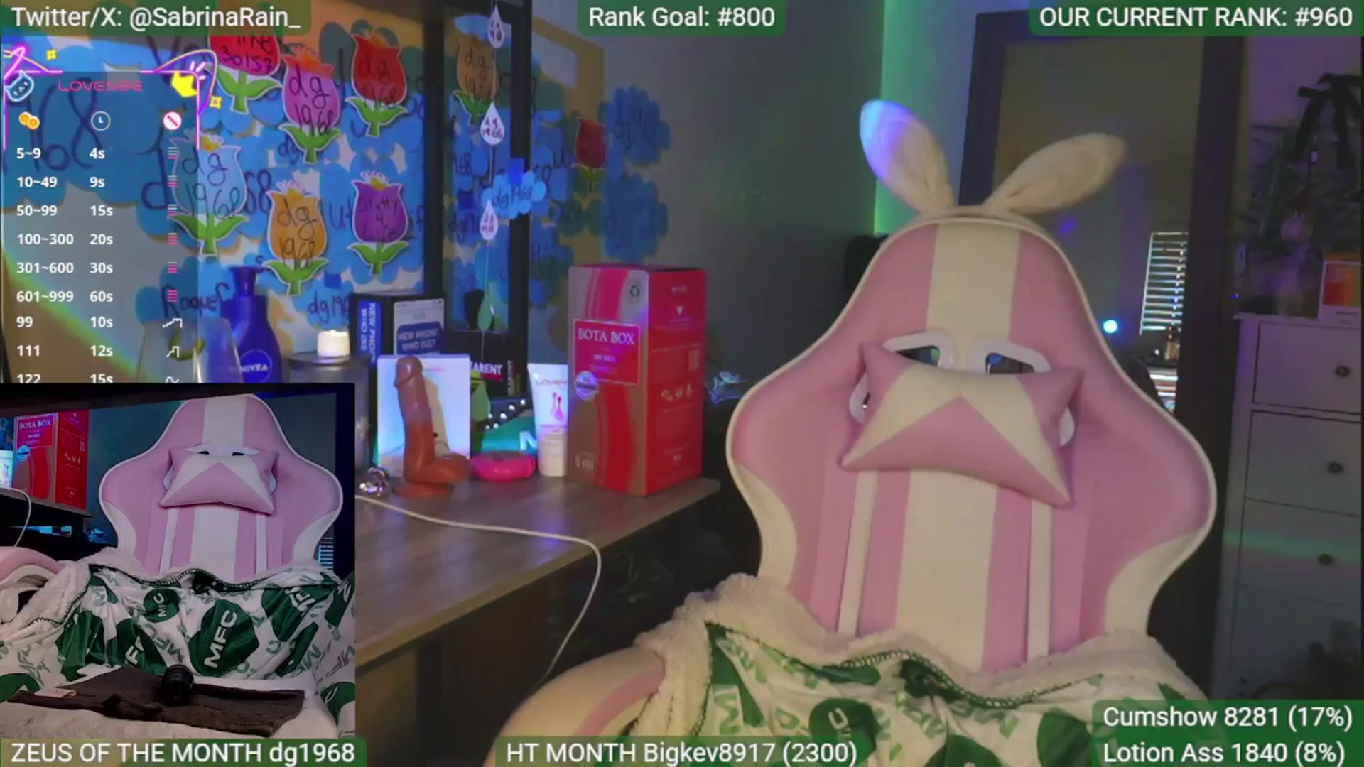 Gallery image thumbnail from SabrinaRain's myfreecams stream on, 05/15/2025, 03:34 image 9 of 20