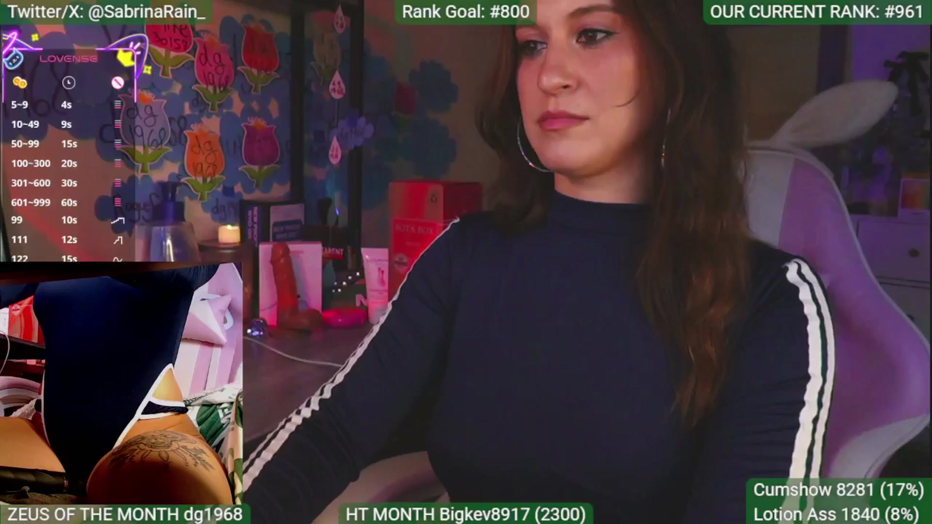 Gallery image thumbnail from SabrinaRain's myfreecams stream on, 05/15/2025, 03:34 image 8 of 20