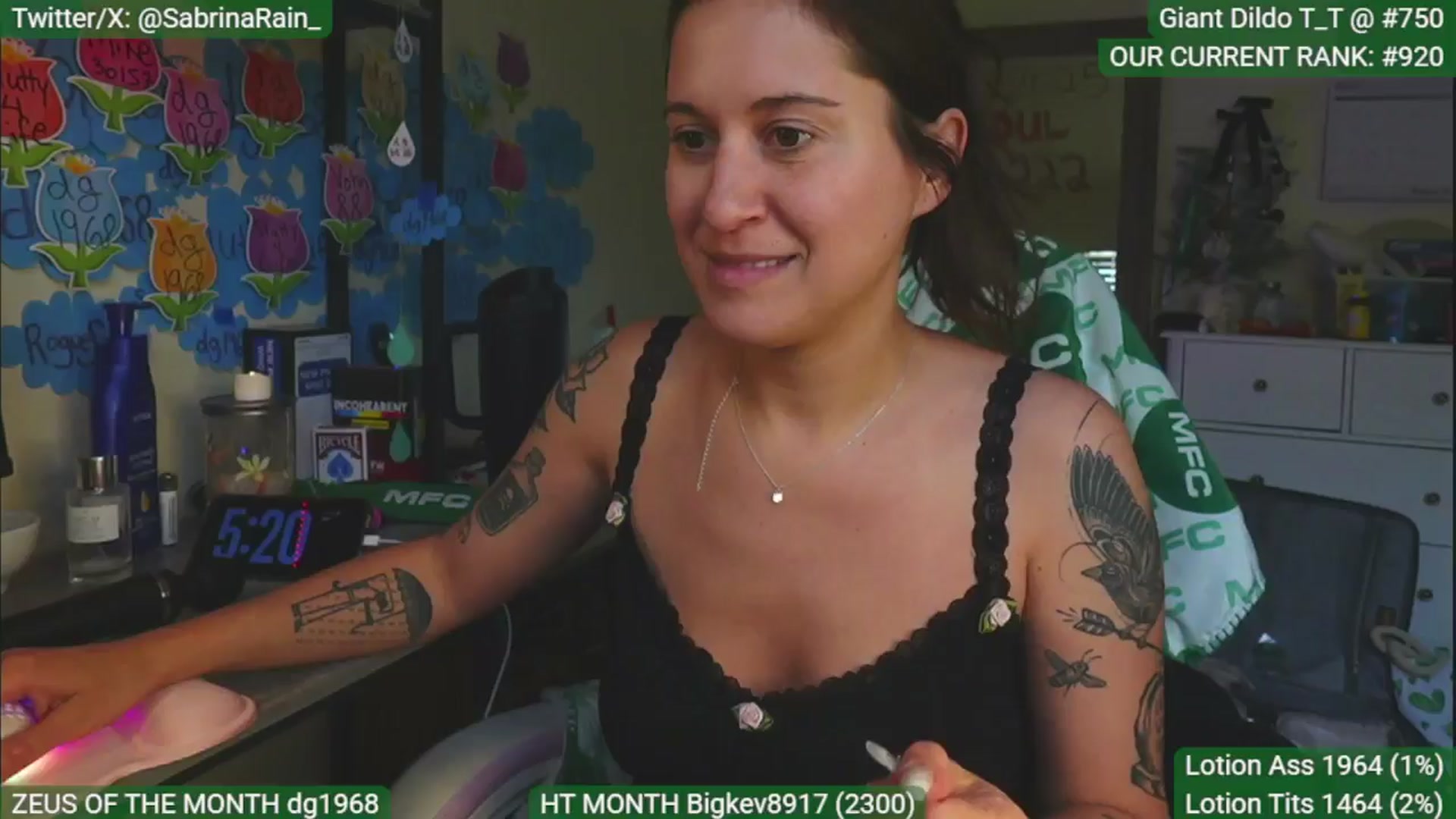 Gallery image thumbnail from SabrinaRain's myfreecams stream on, 05/19/2025, 01:26 image 6 of 20