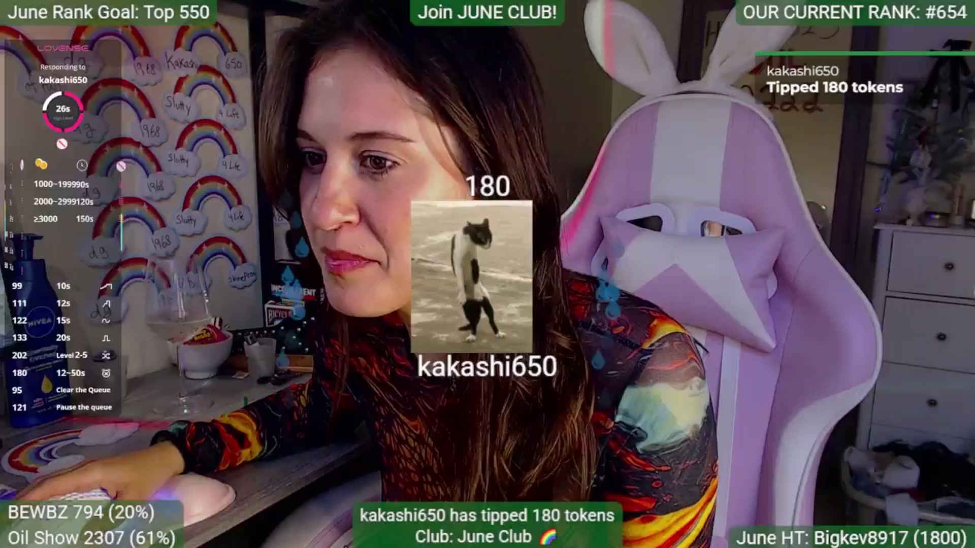 Gallery image thumbnail from SabrinaRain's myfreecams stream on, 06/04/2025, 02:43 image 4 of 20