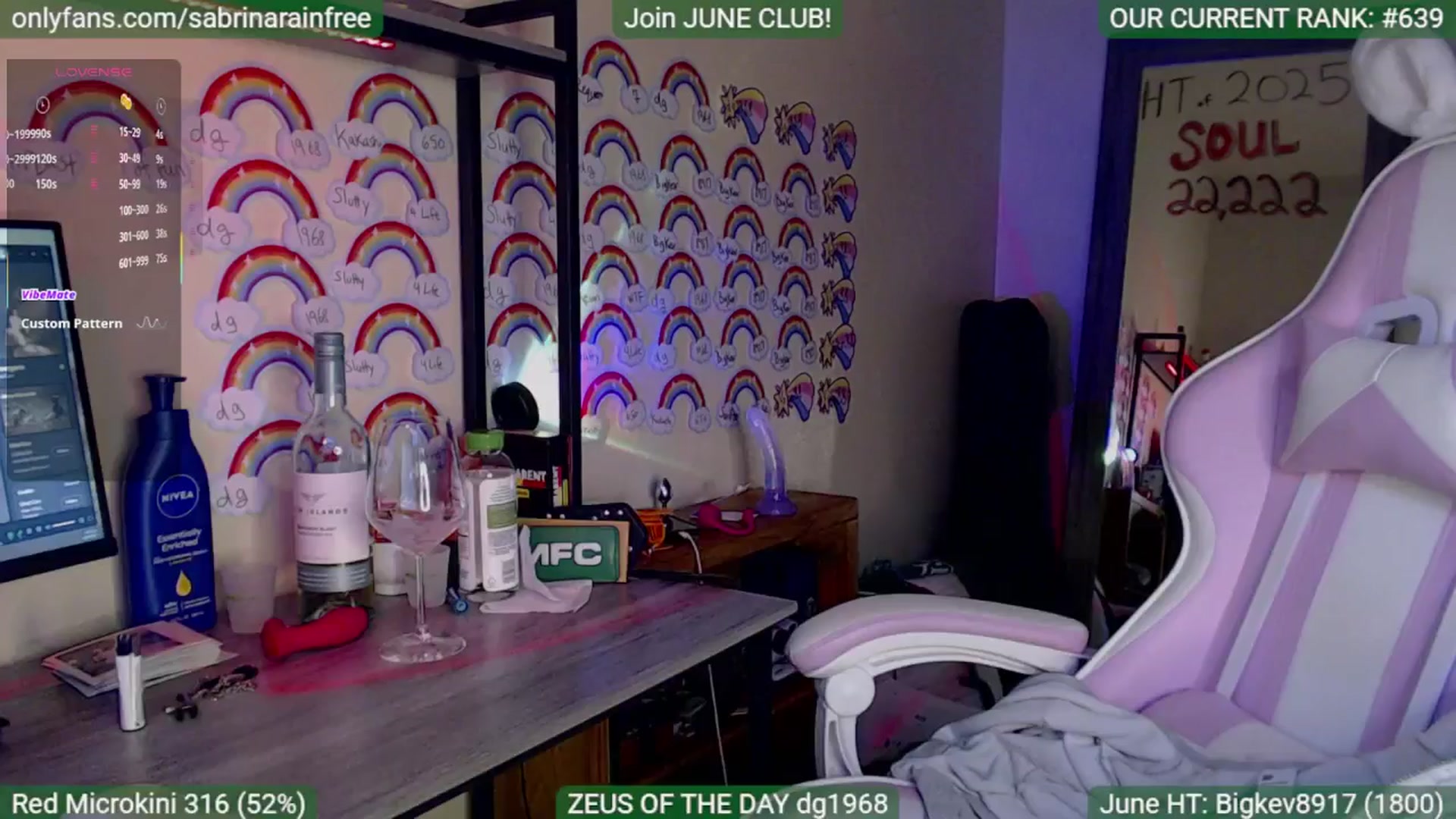 Gallery image thumbnail from SabrinaRain's myfreecams stream on, 06/11/2025, 04:24 image 1 of 20