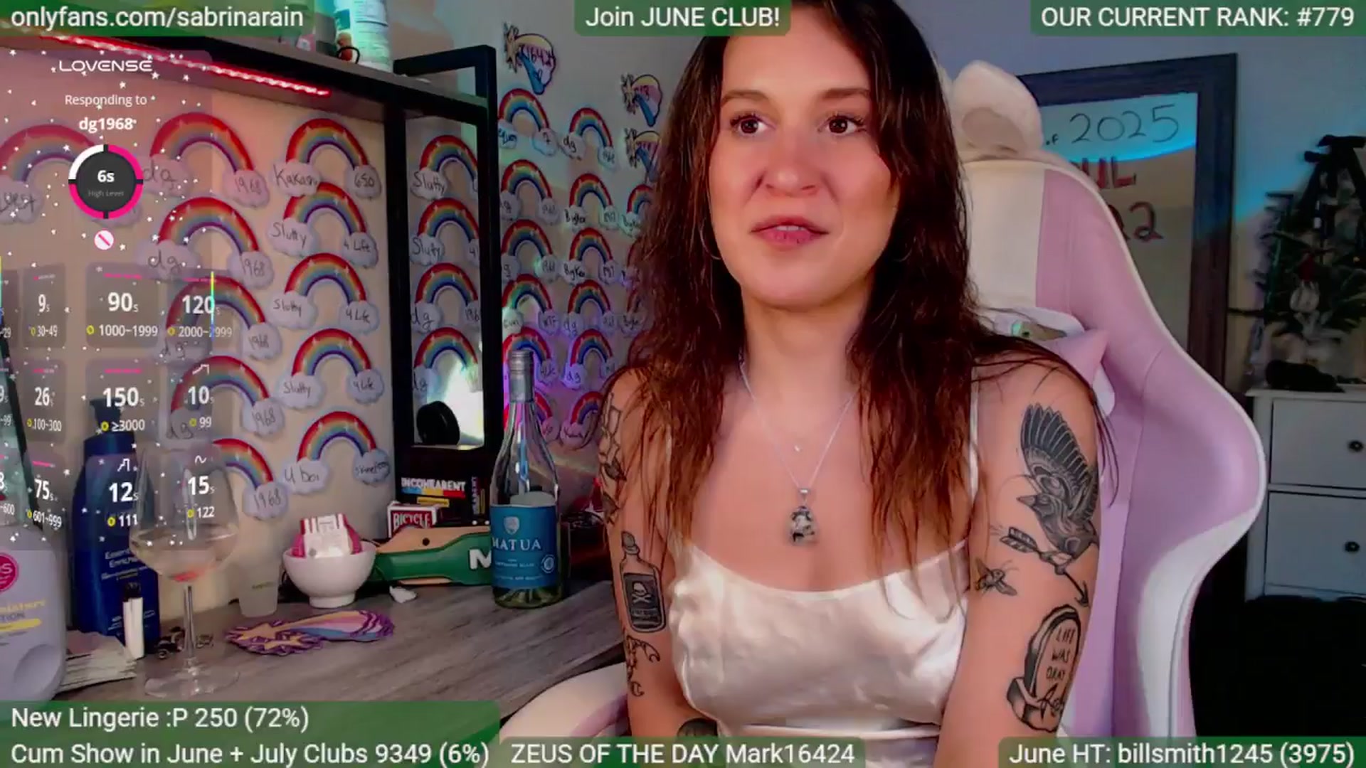 Gallery image thumbnail from SabrinaRain's myfreecams stream on, 06/24/2025, 05:49 image 2 of 20