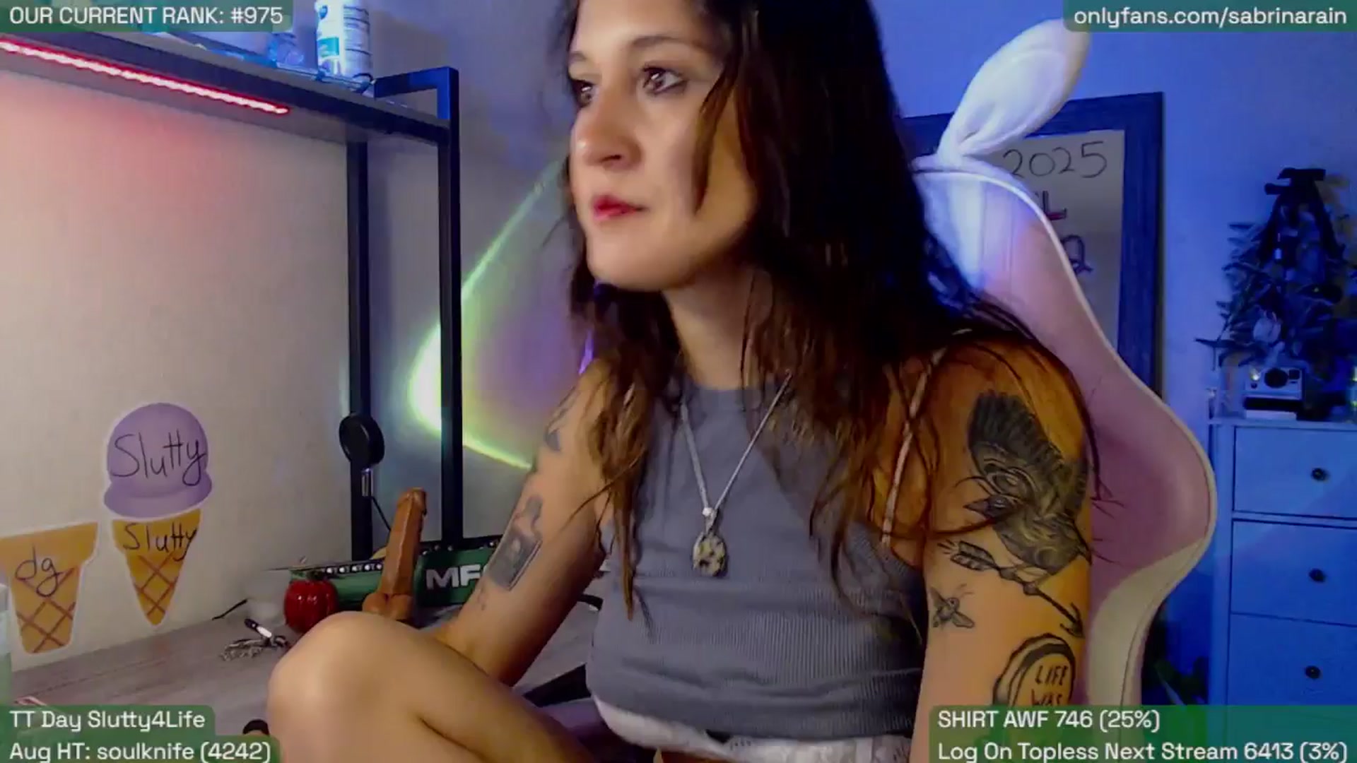 Gallery image thumbnail from SabrinaRain's myfreecams stream on, 08/04/2025, 03:56 image 6 of 20