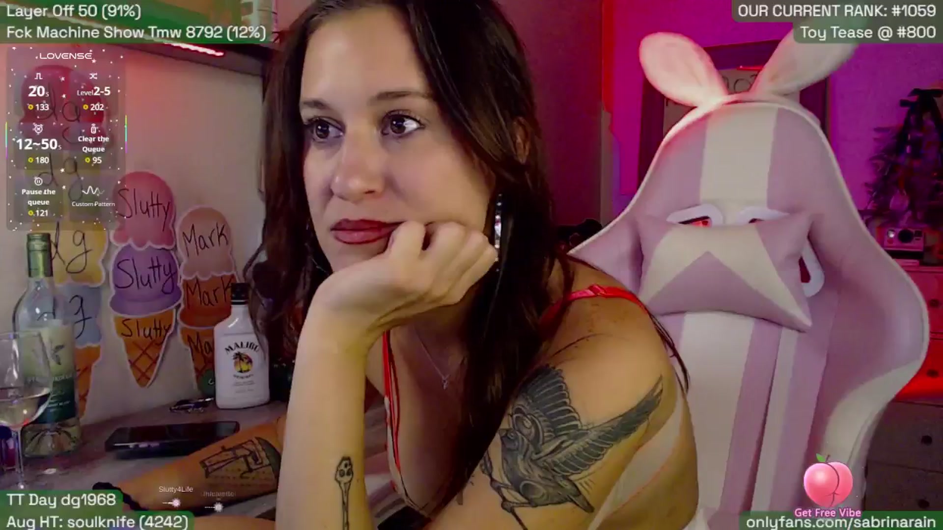 Gallery image thumbnail from SabrinaRain's myfreecams stream on, 08/09/2025, 03:08 image 13 of 20