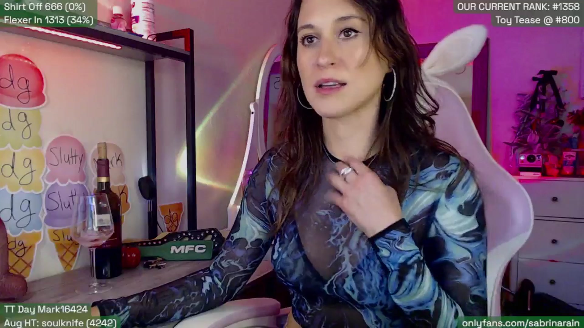 Gallery image thumbnail from SabrinaRain's myfreecams stream on, 08/12/2025, 04:33 image 9 of 20