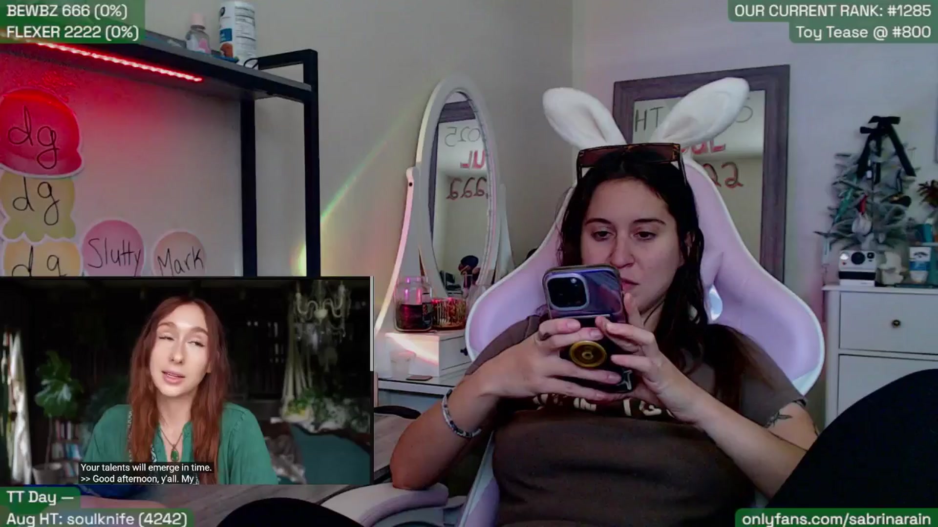 Gallery image thumbnail from SabrinaRain's myfreecams stream on, 08/12/2025, 20:42 image 16 of 20