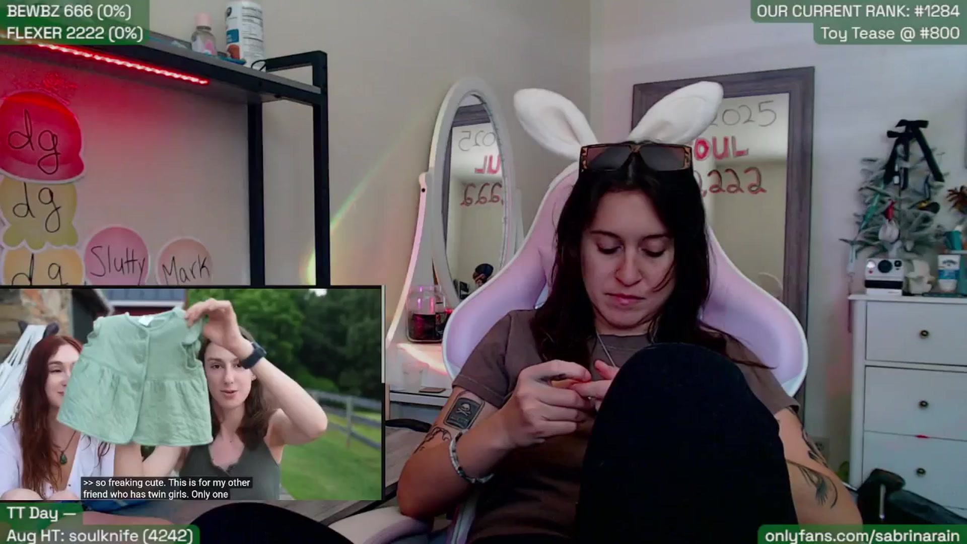 Gallery image thumbnail from SabrinaRain's myfreecams stream on, 08/12/2025, 20:42 image 11 of 20