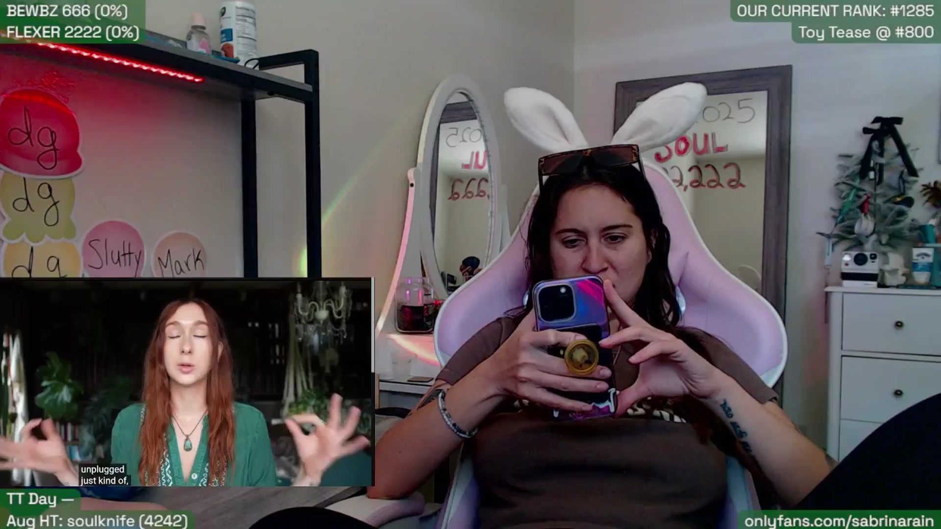 Gallery image thumbnail from SabrinaRain's myfreecams stream on, 08/12/2025, 20:42 image 18 of 20