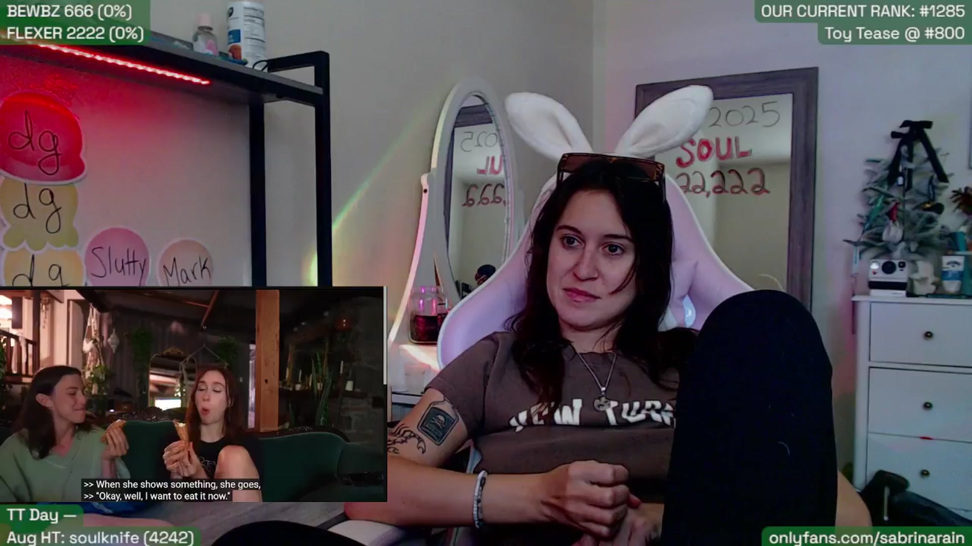 Gallery image thumbnail from SabrinaRain's myfreecams stream on, 08/12/2025, 20:42 image 15 of 20