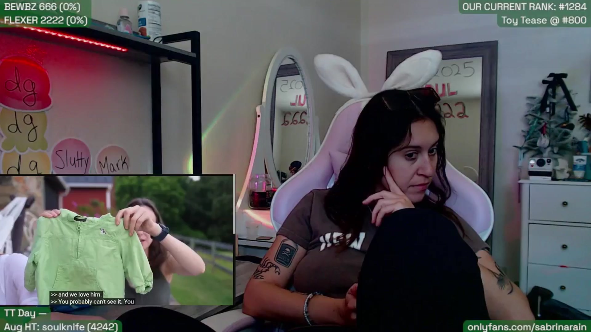 Gallery image thumbnail from SabrinaRain's myfreecams stream on, 08/12/2025, 20:42 image 10 of 20
