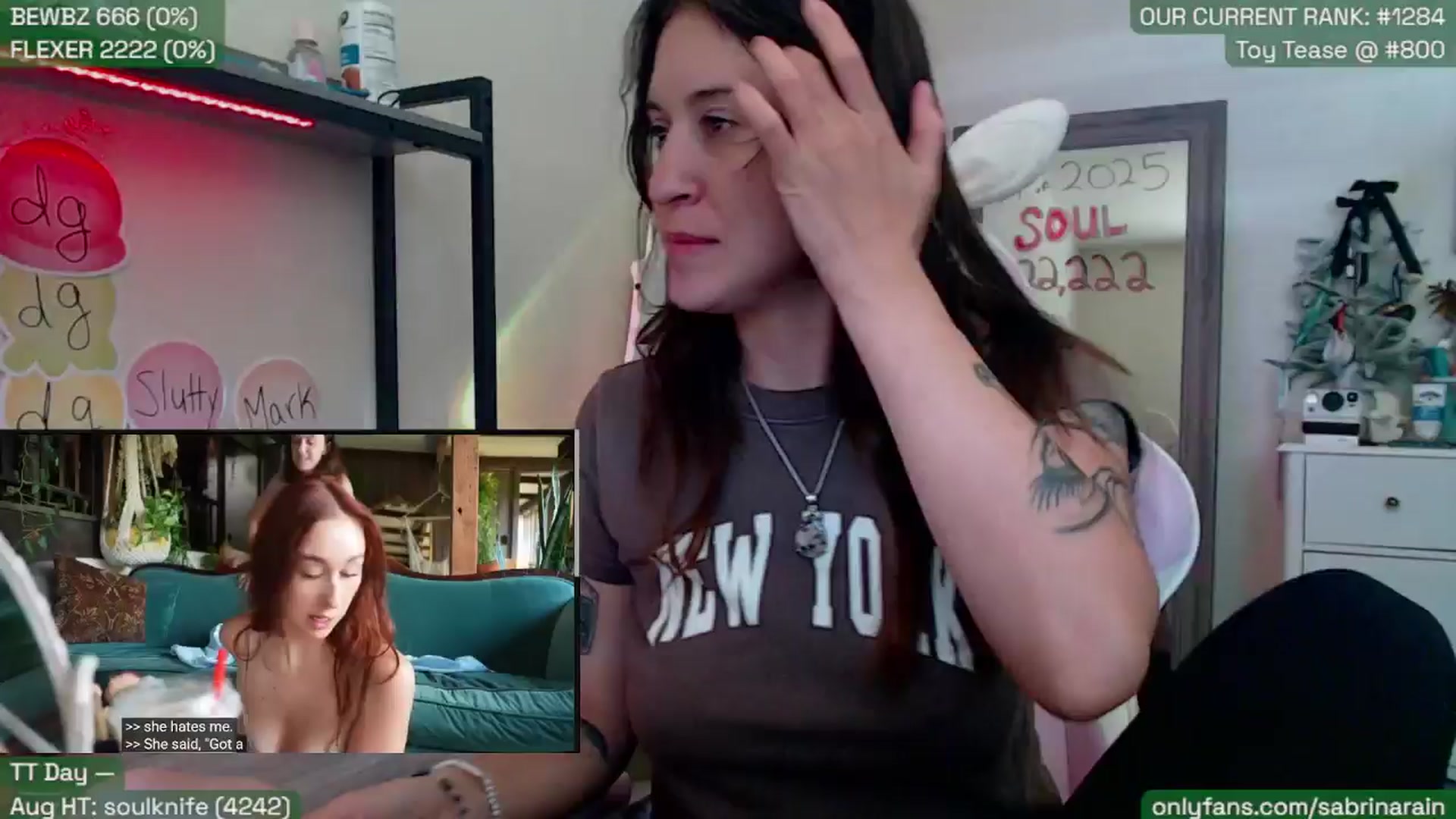 Gallery image thumbnail from SabrinaRain's myfreecams stream on, 08/12/2025, 20:42 image 2 of 20