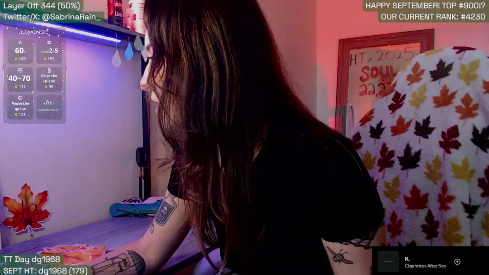 Gallery image thumbnail from SabrinaRain's myfreecams stream on, 09/04/2025, 02:12 image 7 of 20
