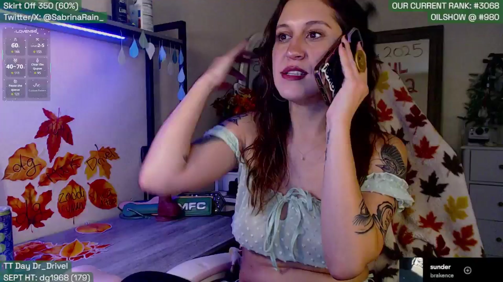 Gallery image thumbnail from SabrinaRain's myfreecams stream on, 09/06/2025, 01:33 image 11 of 20