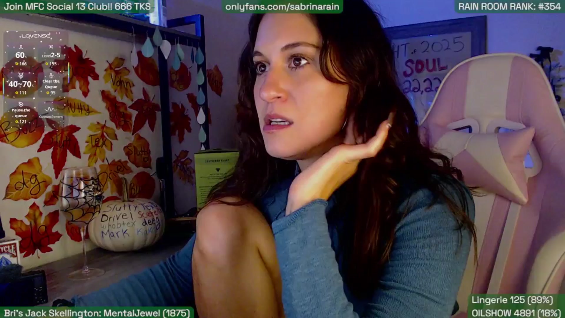 Gallery image thumbnail from SabrinaRain's myfreecams stream on, 10/14/2025, 07:14 image 3 of 20