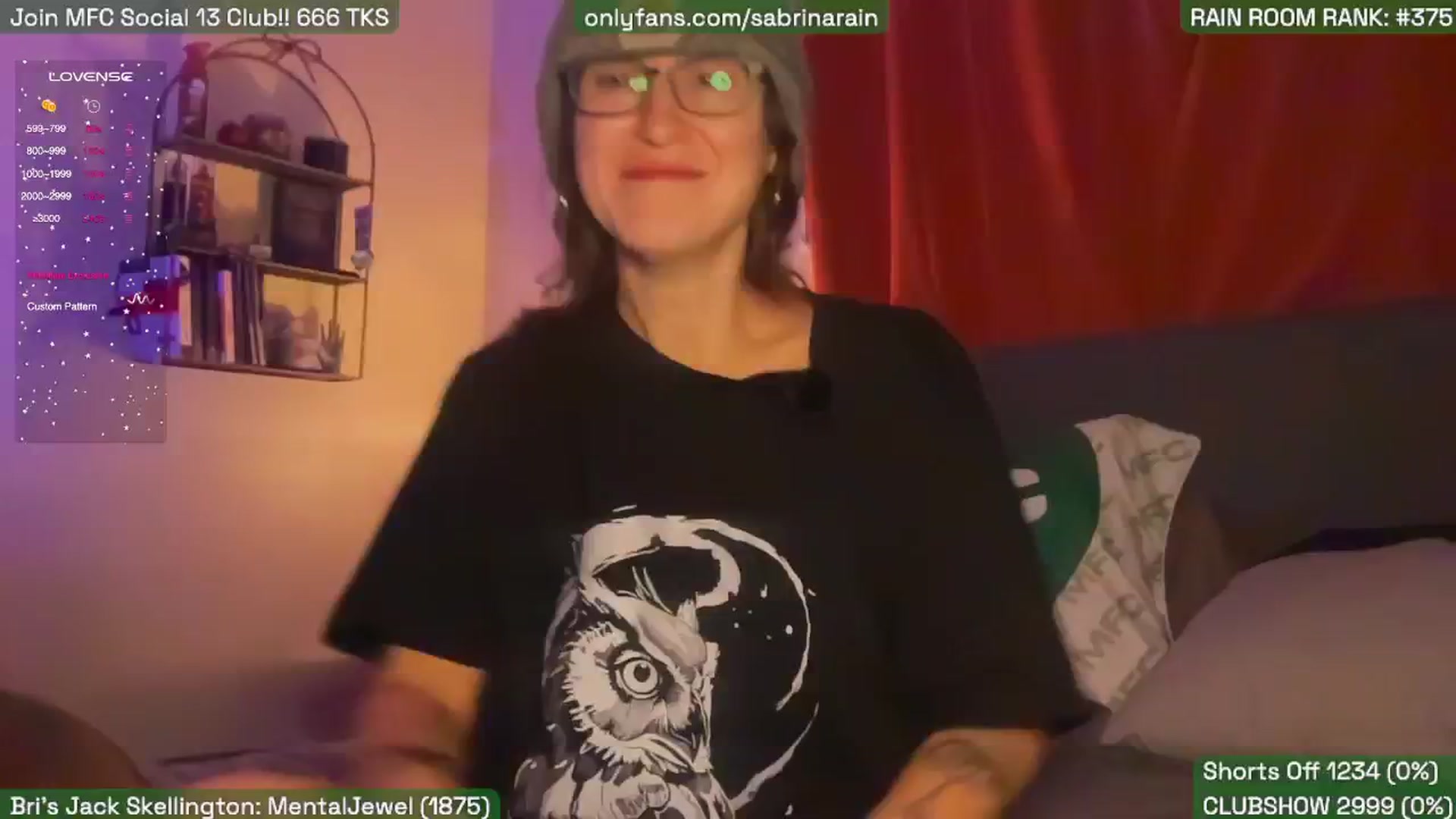 Gallery image thumbnail from SabrinaRain's myfreecams stream on, 10/15/2025, 24:52 image 1 of 20