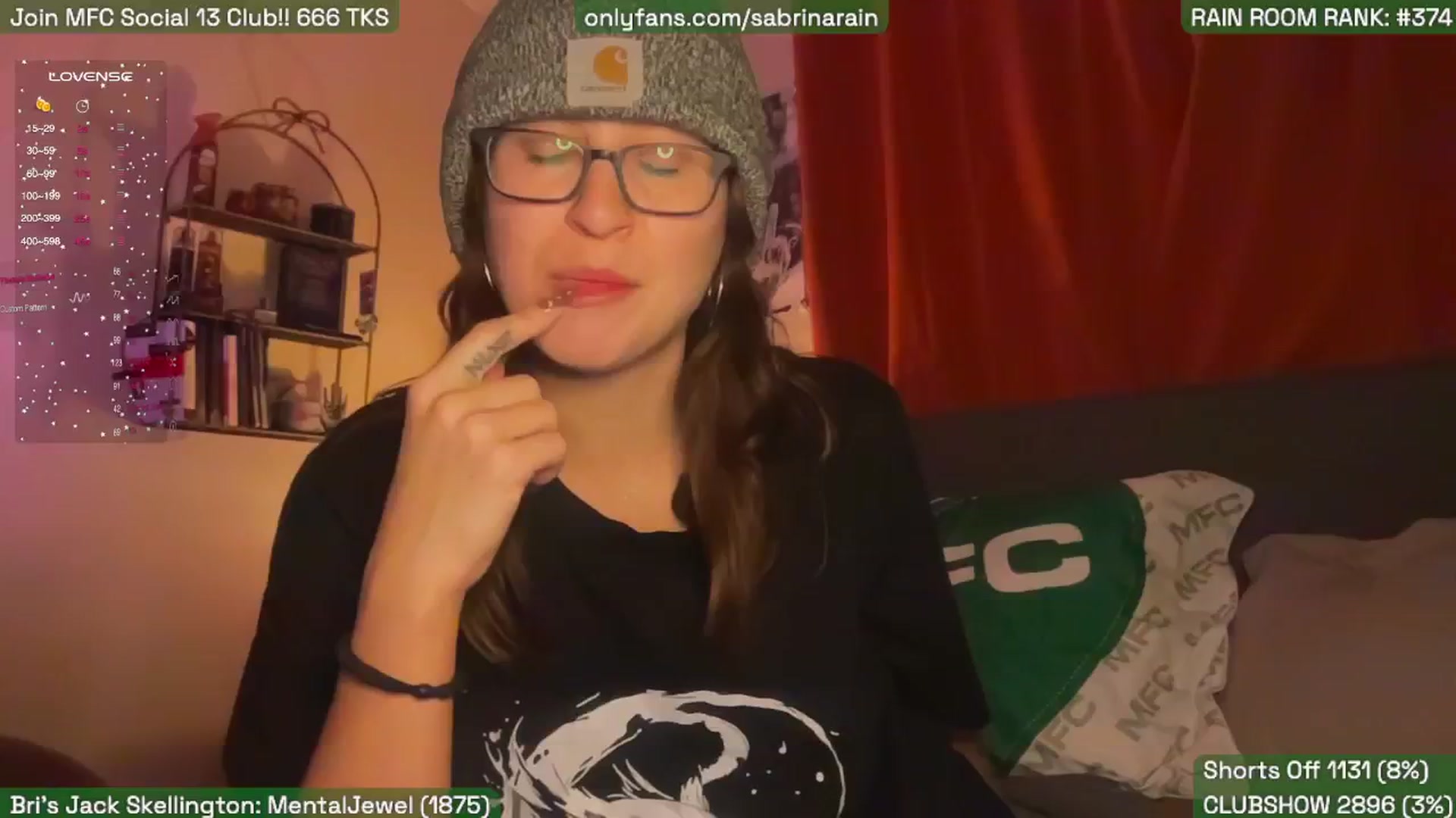 Gallery image thumbnail from SabrinaRain's myfreecams stream on, 10/15/2025, 24:52 image 7 of 20