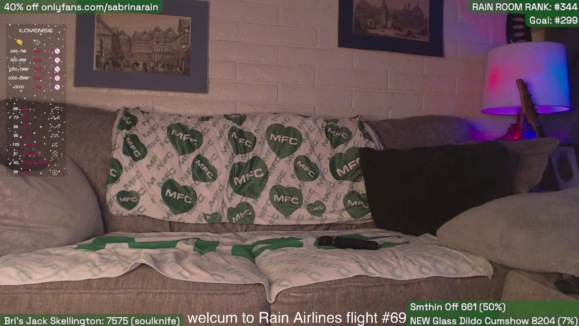 Gallery image thumbnail from SabrinaRain's myfreecams stream on, 10/19/2025, 04:32 image 2 of 20