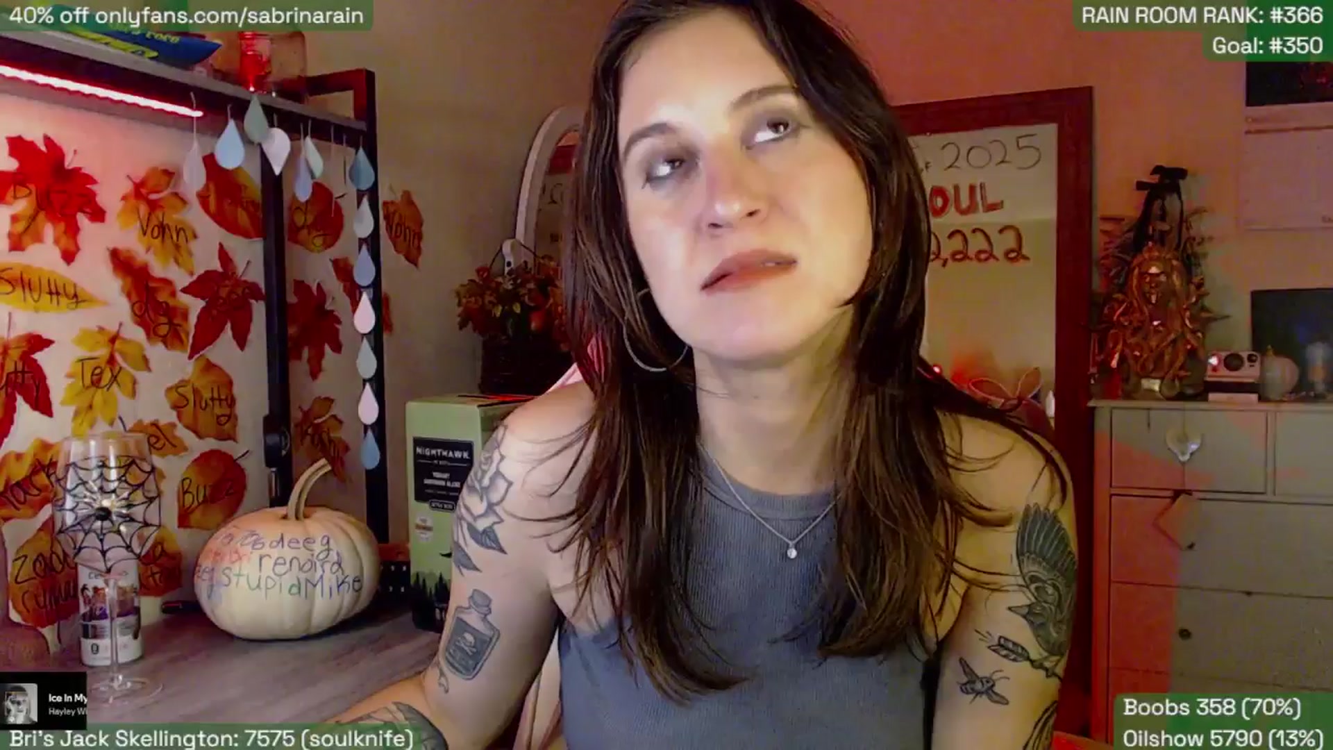 Gallery image thumbnail from SabrinaRain's myfreecams stream on, 10/22/2025, 03:45 image 18 of 20