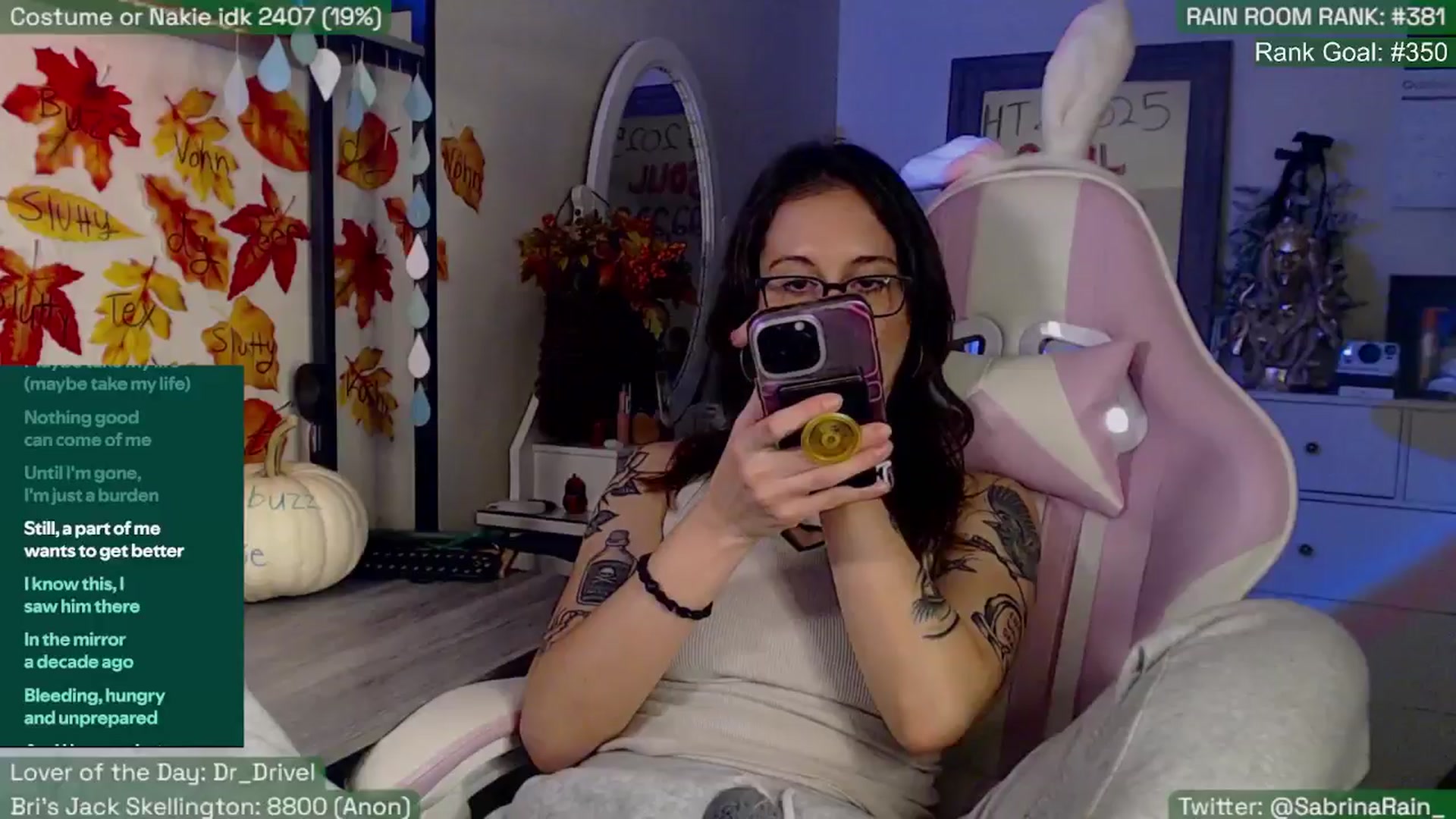 Gallery image thumbnail from SabrinaRain's myfreecams stream on, 10/27/2025, 02:11 image 20 of 20