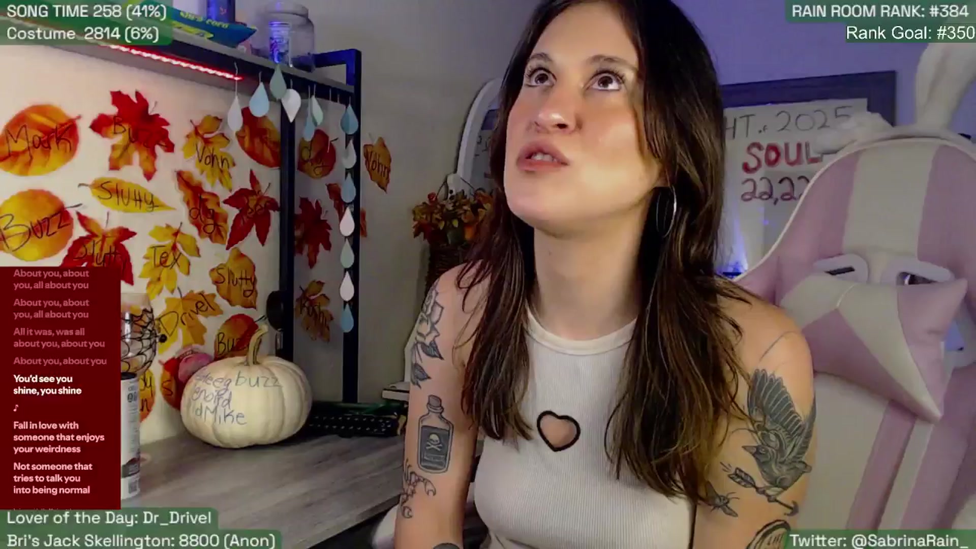 Gallery image thumbnail from SabrinaRain's myfreecams stream on, 10/27/2025, 02:11 image 5 of 20
