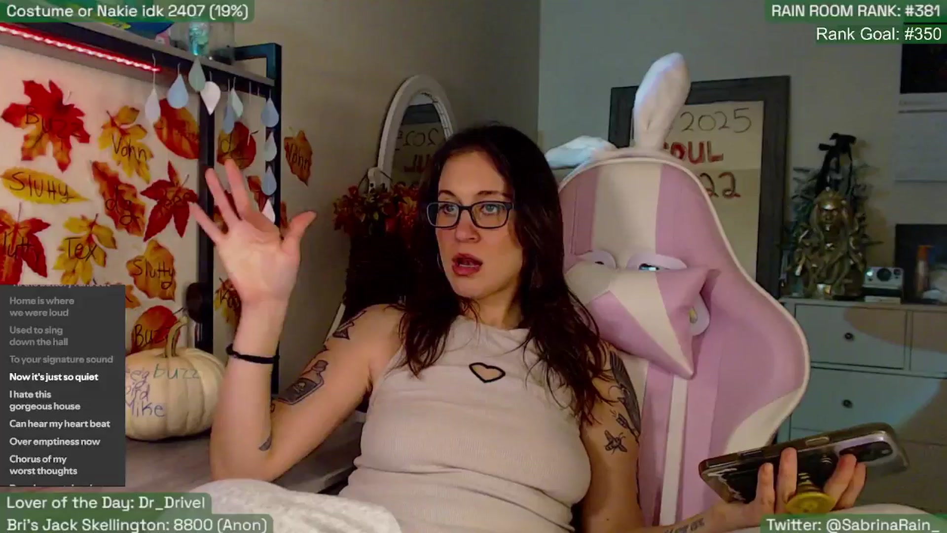 Gallery image thumbnail from SabrinaRain's myfreecams stream on, 10/27/2025, 02:11 image 19 of 20