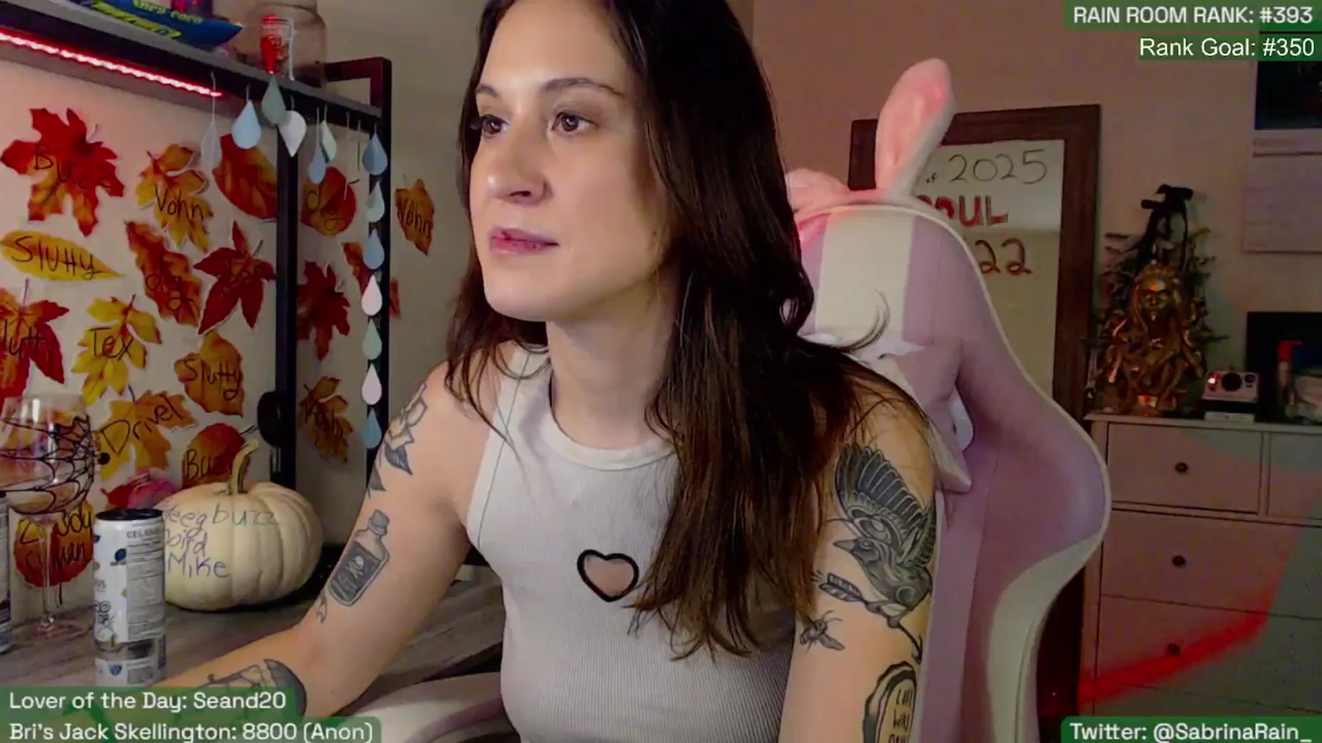 Gallery image thumbnail from SabrinaRain's myfreecams stream on, 10/28/2025, 24:30 image 8 of 20
