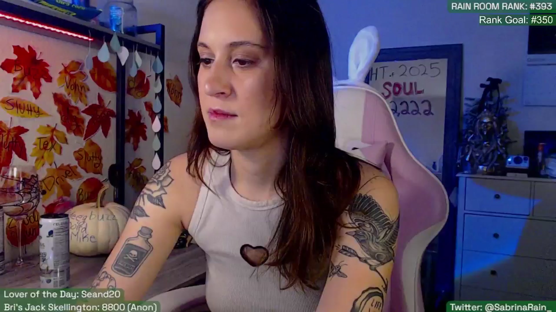 Gallery image thumbnail from SabrinaRain's myfreecams stream on, 10/28/2025, 24:30 image 10 of 20