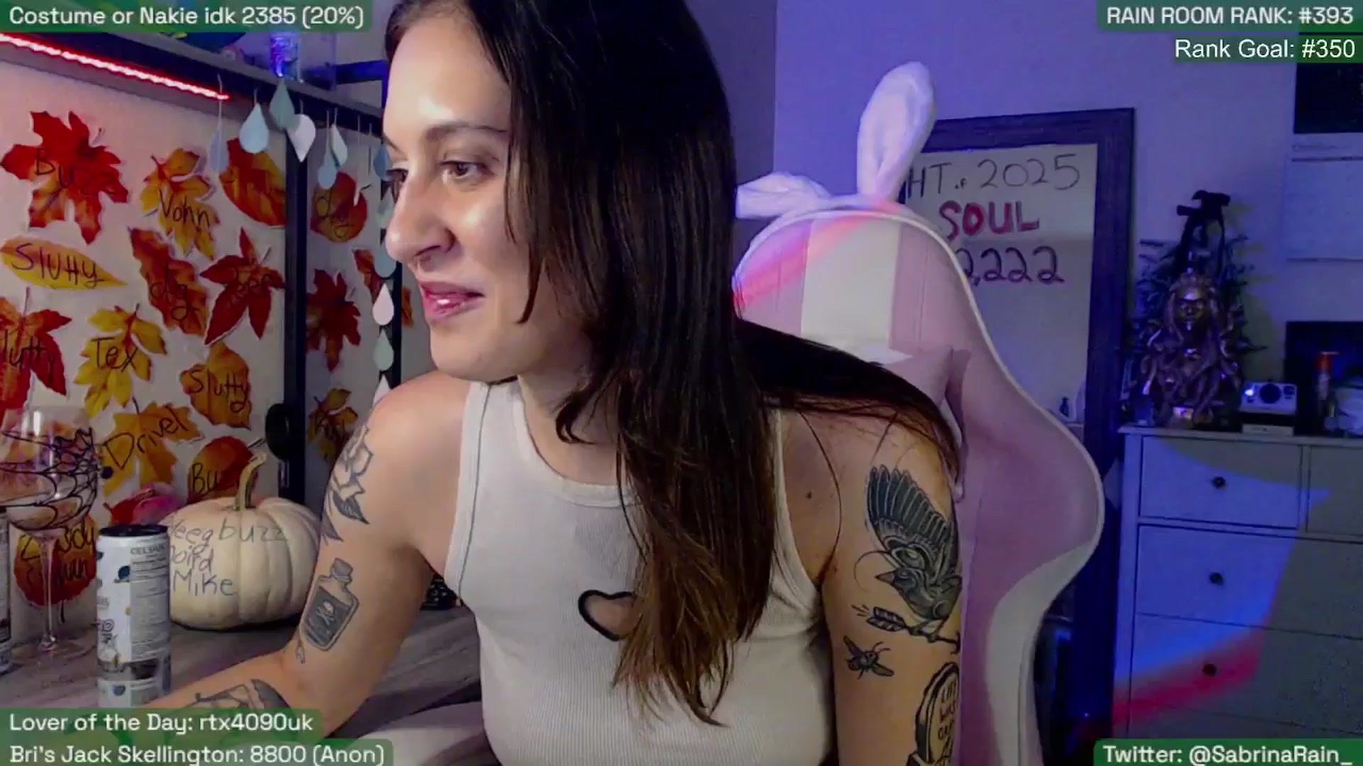 Gallery image thumbnail from SabrinaRain's myfreecams stream on, 10/28/2025, 24:30 image 3 of 20
