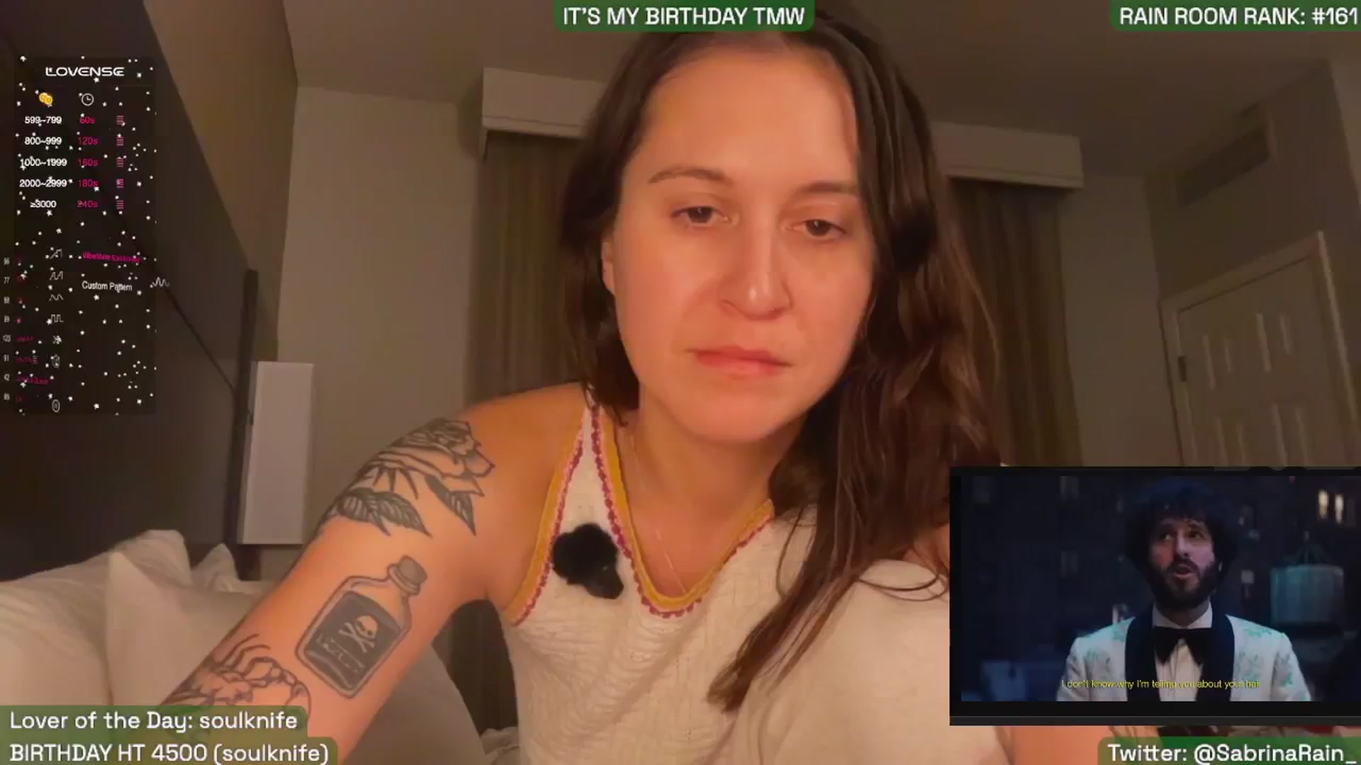 Gallery image thumbnail from SabrinaRain's myfreecams stream on, 11/03/2025, 04:26 image 11 of 20