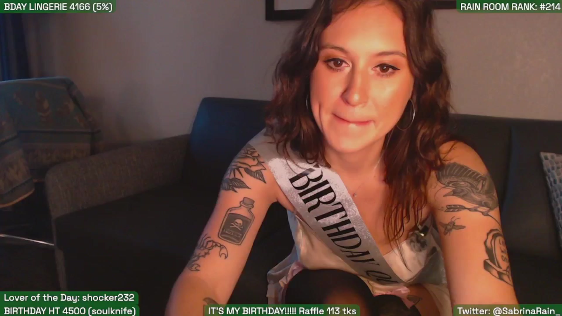 Gallery image thumbnail from SabrinaRain's myfreecams stream on, 11/04/2025, 24:00 image 2 of 20