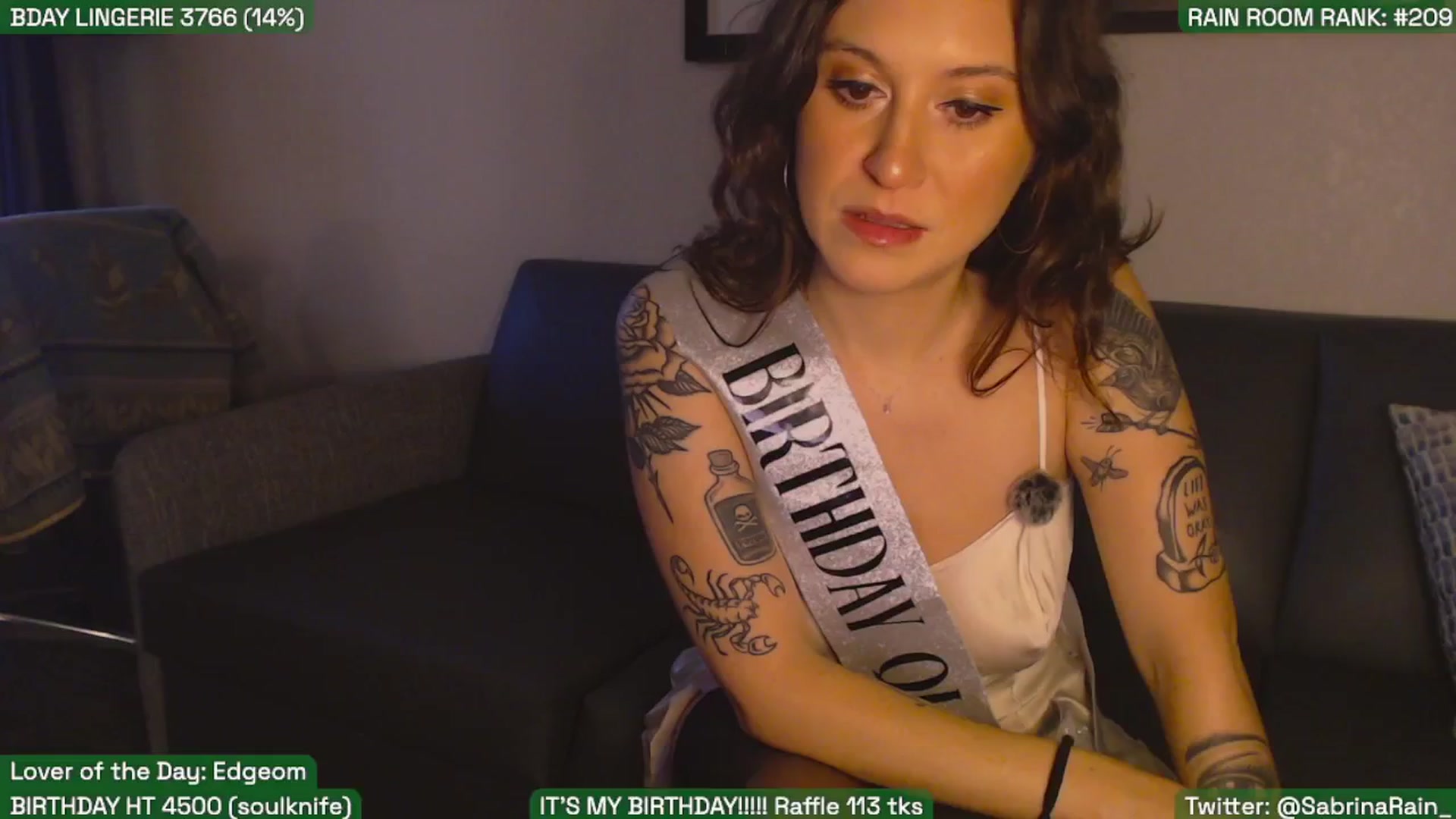 Gallery image thumbnail from SabrinaRain's myfreecams stream on, 11/04/2025, 24:00 image 18 of 20