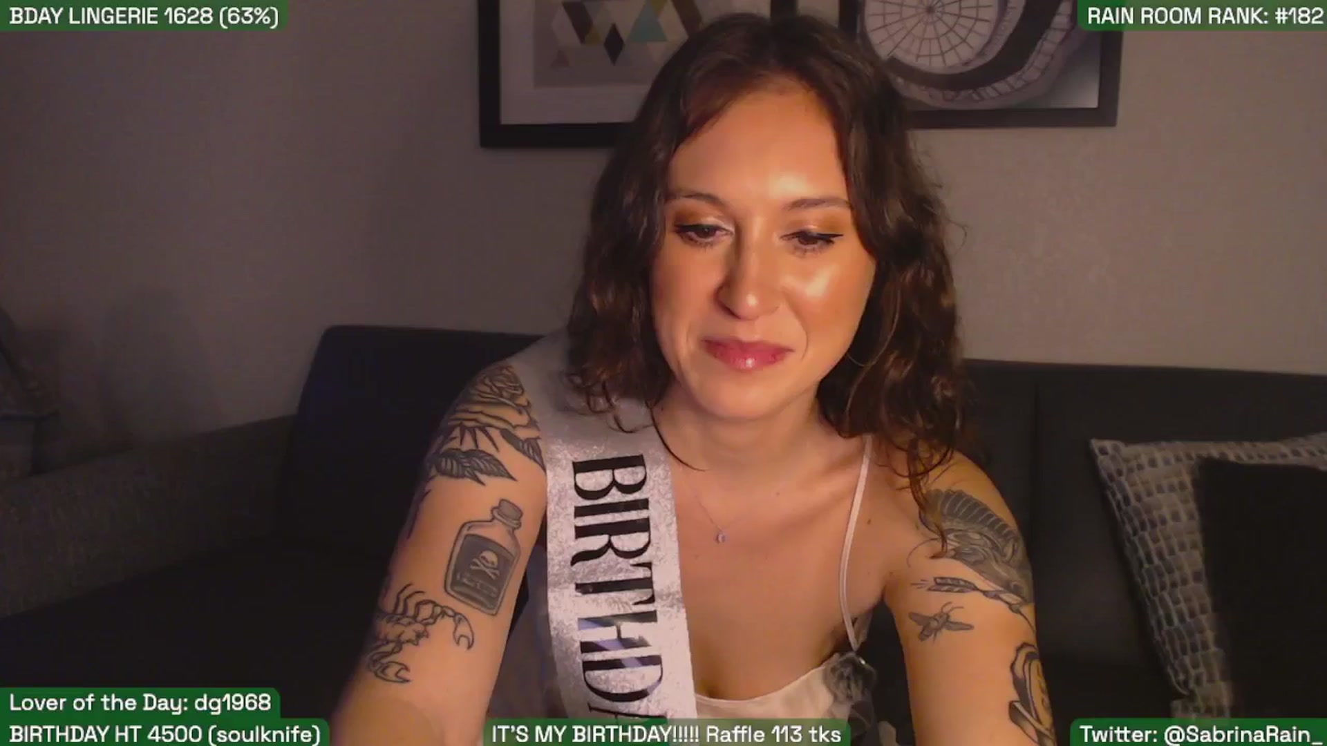 Gallery image thumbnail from SabrinaRain's myfreecams stream on, 11/04/2025, 24:40 image 5 of 20