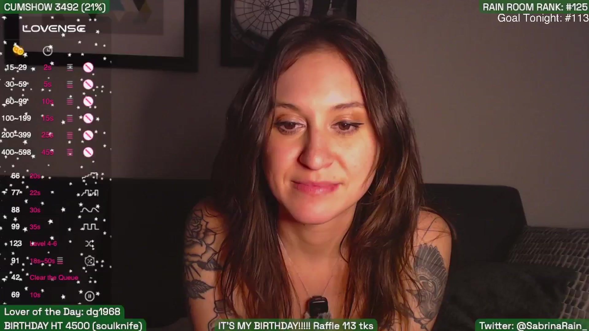 Gallery image thumbnail from SabrinaRain's myfreecams stream on, 11/04/2025, 07:32 image 18 of 20