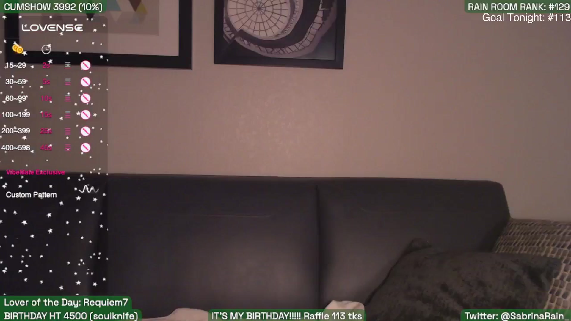 Gallery image thumbnail from SabrinaRain's myfreecams stream on, 11/04/2025, 07:32 image 14 of 20