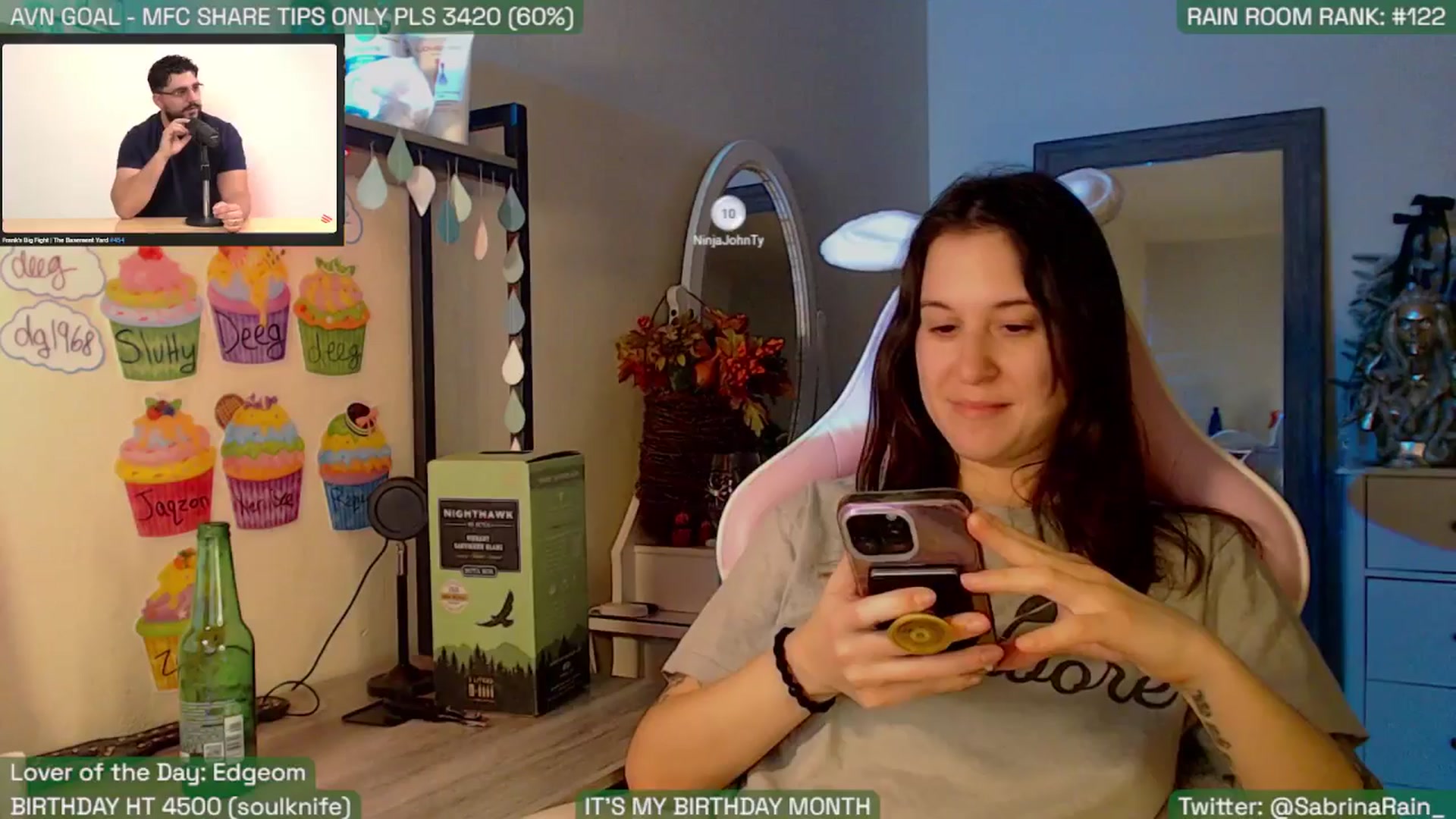 Gallery image thumbnail from SabrinaRain's myfreecams stream on, 11/05/2025, 07:31 image 19 of 20