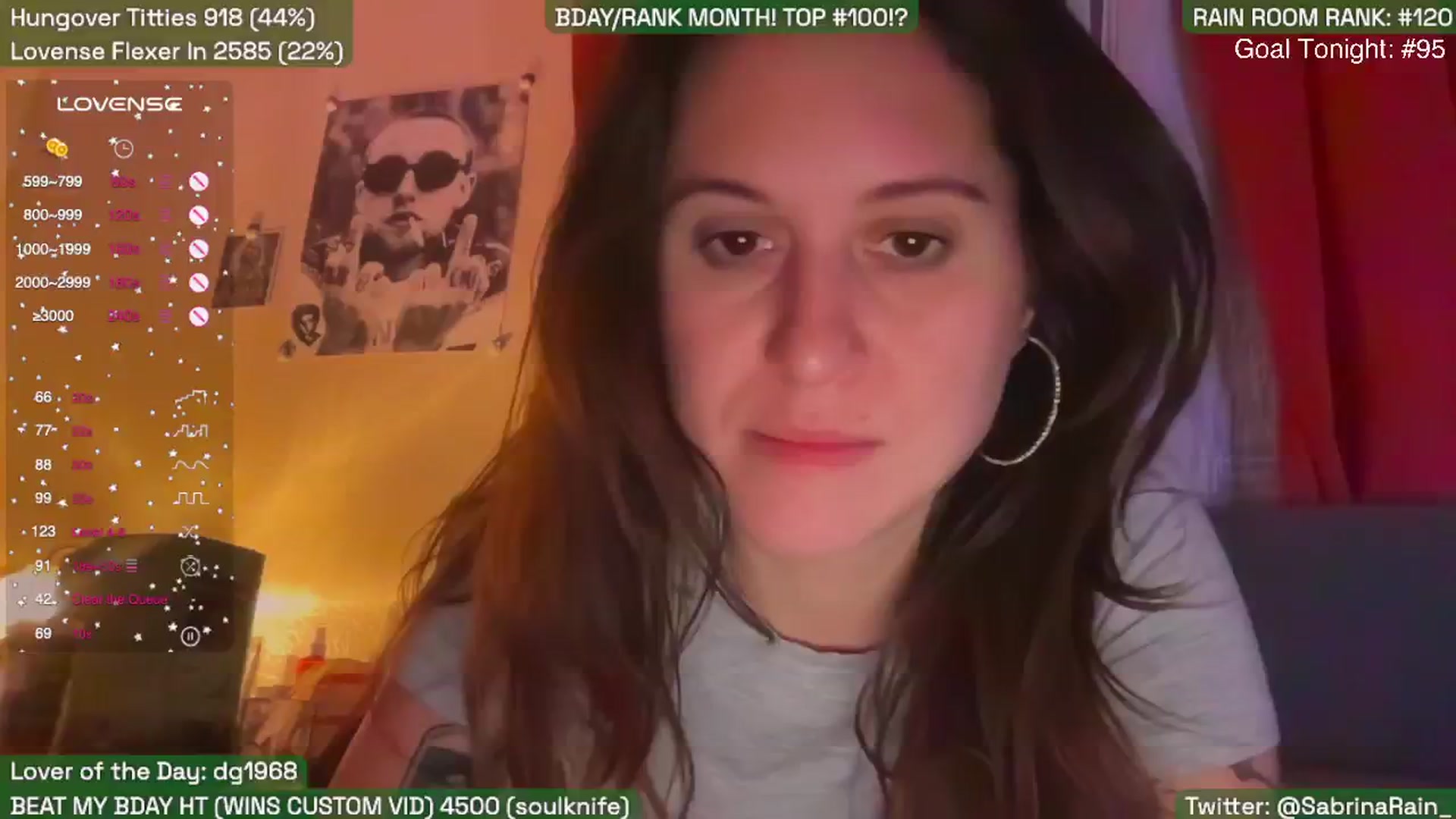 Gallery image thumbnail from SabrinaRain's myfreecams stream on, 11/10/2025, 03:28 image 15 of 20