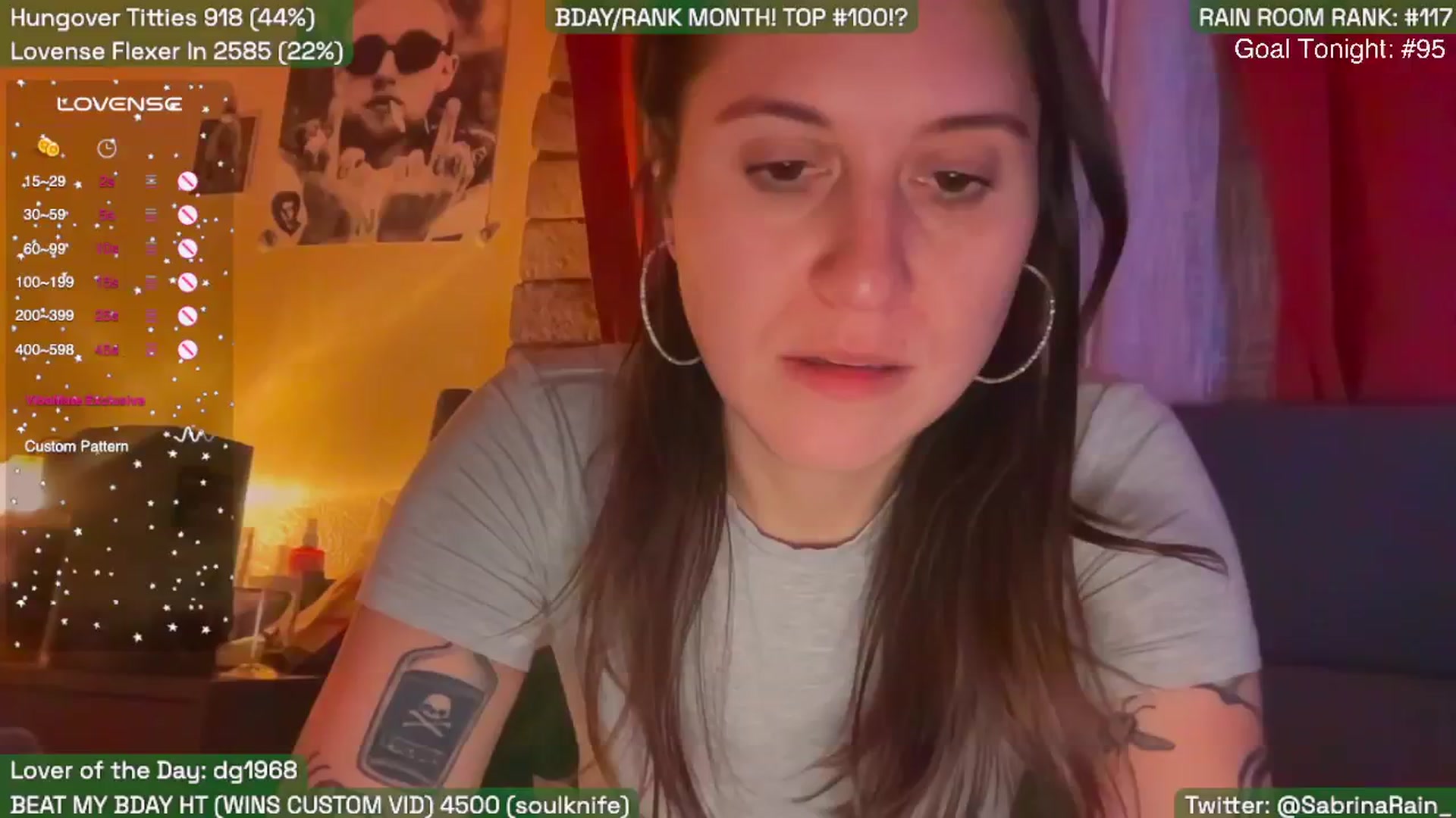 Gallery image thumbnail from SabrinaRain's myfreecams stream on, 11/10/2025, 03:28 image 12 of 20