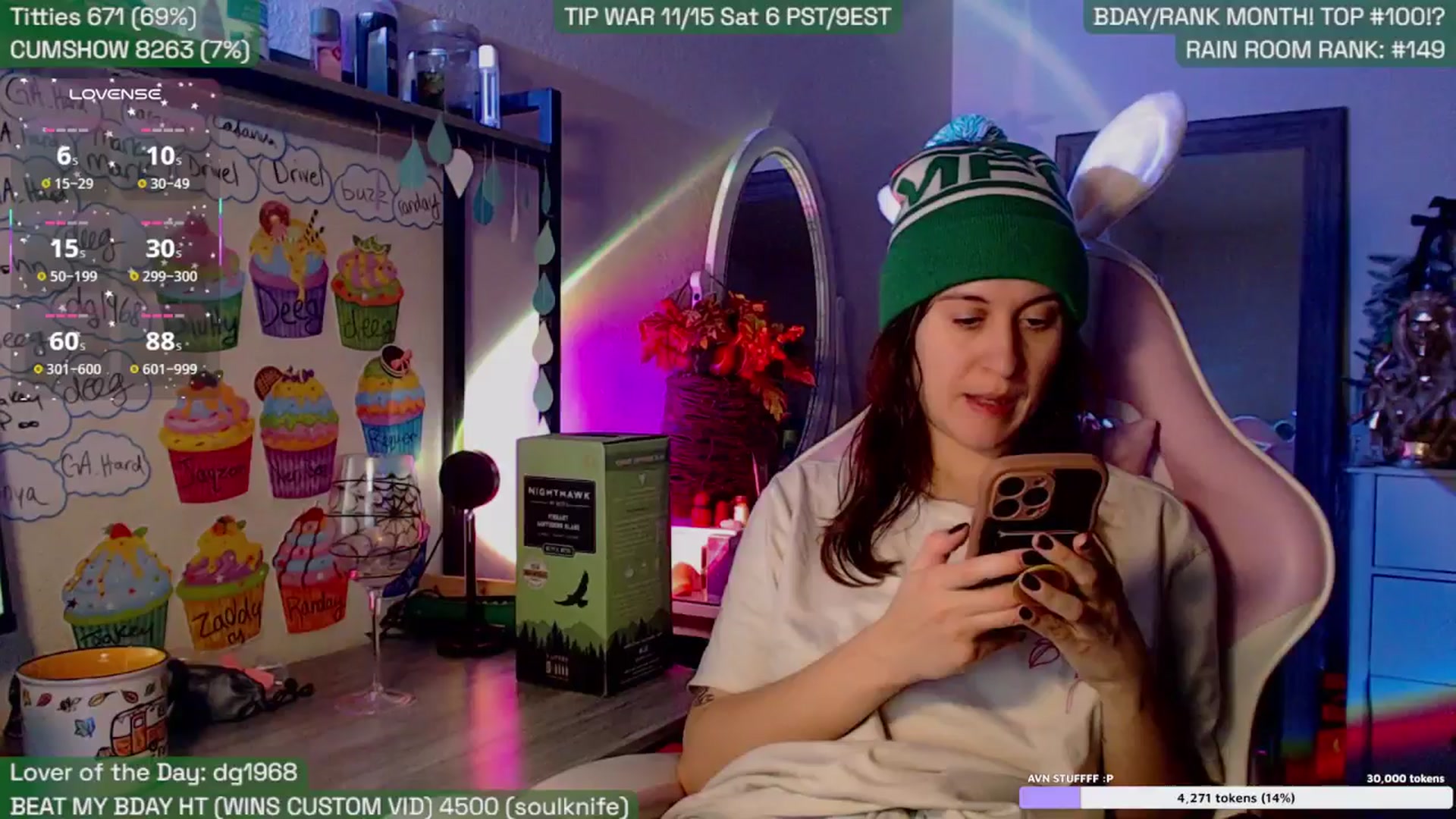 Gallery image thumbnail from SabrinaRain's myfreecams stream on, 11/13/2025, 04:31 image 17 of 20