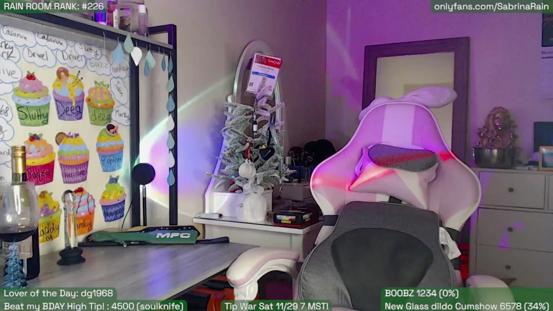 Gallery image thumbnail from SabrinaRain's myfreecams stream on, 11/25/2025, 09:16 image 16 of 20