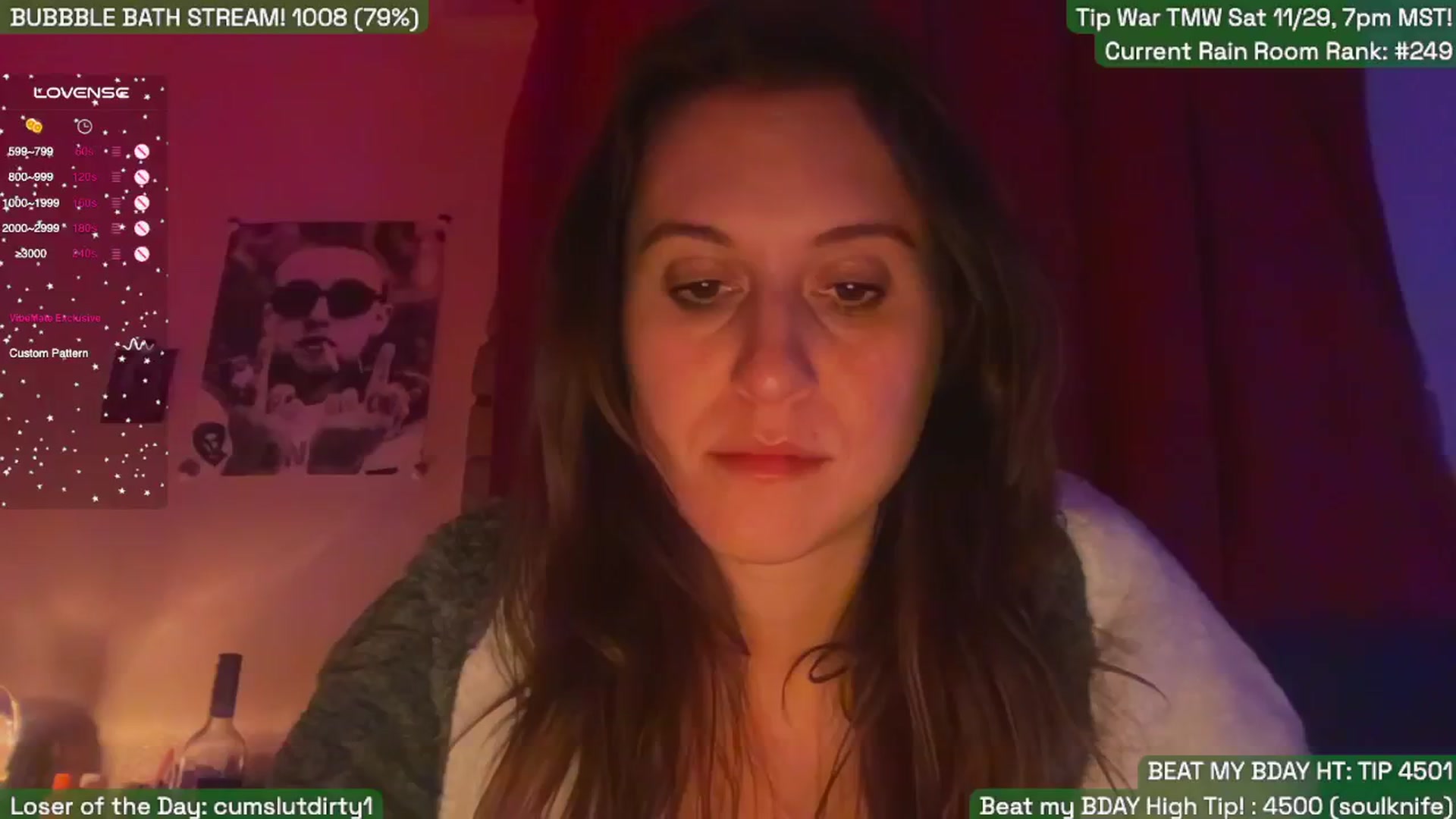 Gallery image thumbnail from SabrinaRain's myfreecams stream on, 11/29/2025, 04:04 image 18 of 20