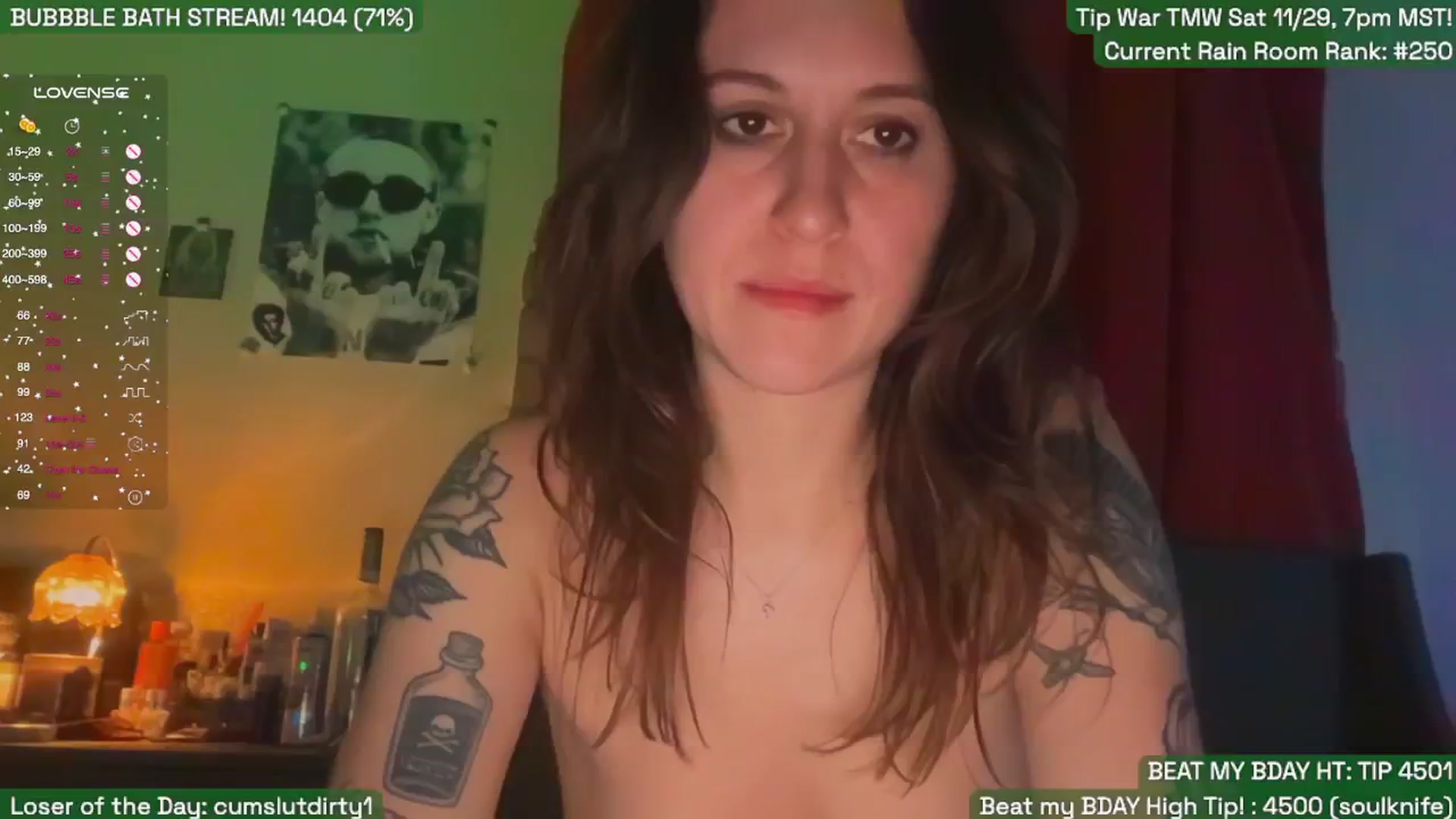 Gallery image thumbnail from SabrinaRain's myfreecams stream on, 11/29/2025, 04:04 image 9 of 20