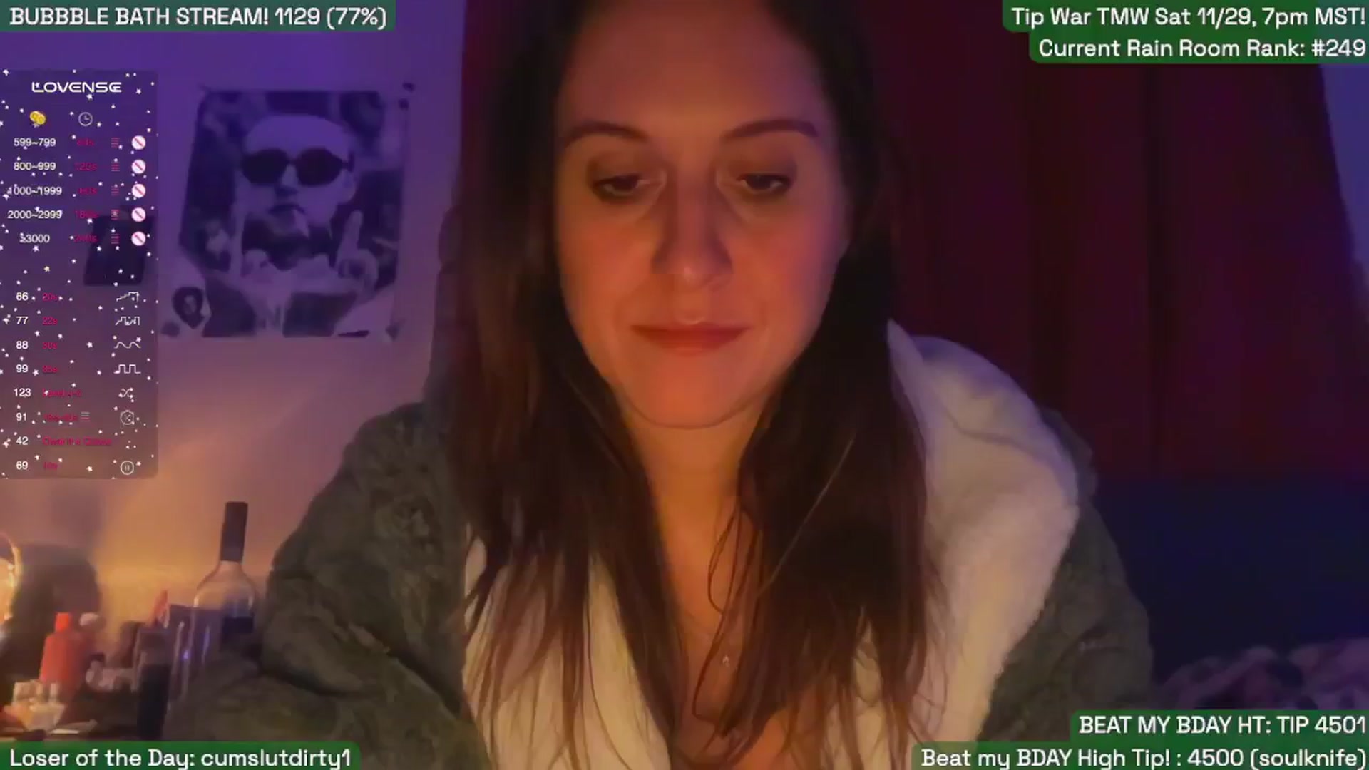 Gallery image thumbnail from SabrinaRain's myfreecams stream on, 11/29/2025, 04:04 image 17 of 20