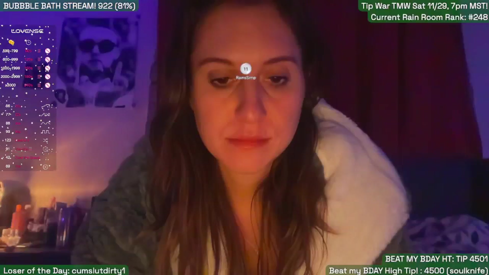 Gallery image thumbnail from SabrinaRain's myfreecams stream on, 11/29/2025, 04:04 image 20 of 20