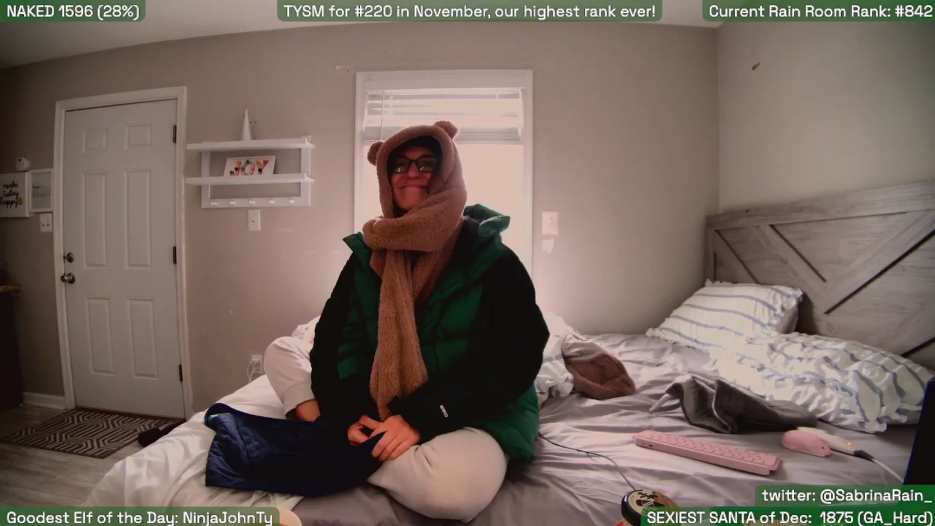 Gallery image thumbnail from SabrinaRain's myfreecams stream on, 12/05/2025, 19:12 image 7 of 20