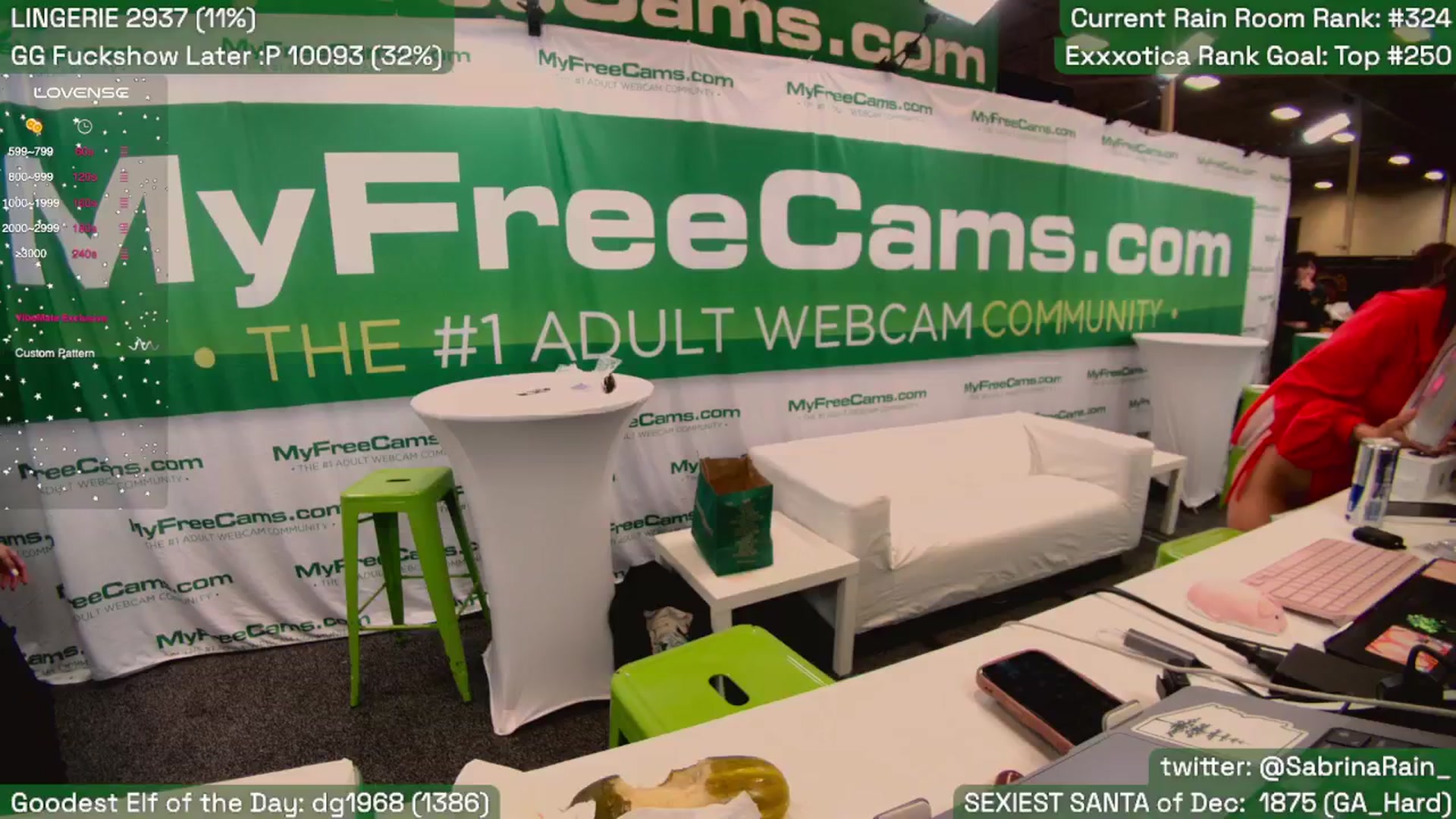 Gallery image thumbnail from SabrinaRain's myfreecams stream on, 12/06/2025, 22:50 image 13 of 20